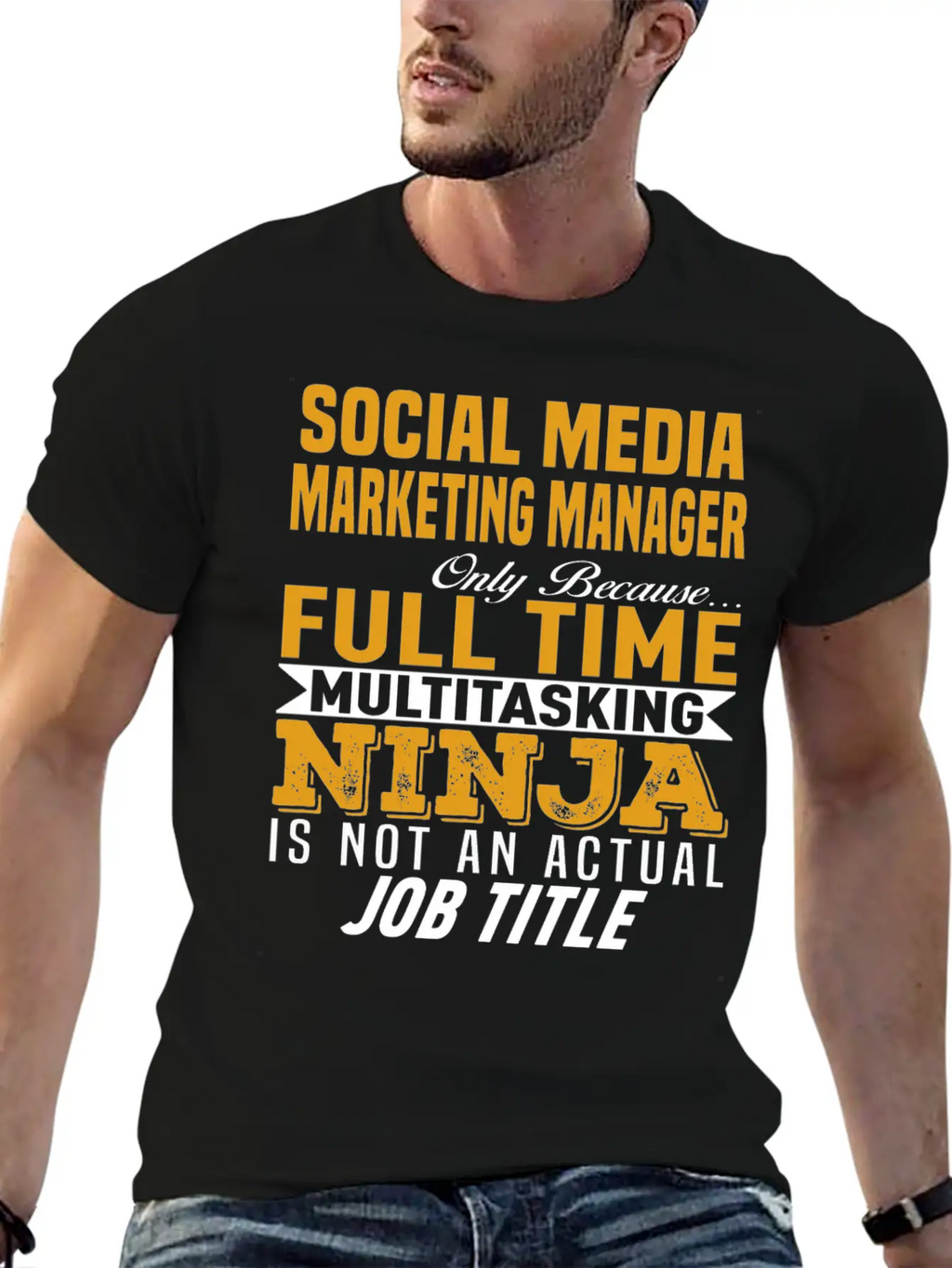 Social Media Marketing Manager Unisex Casual T-Shirt – Clean Design For Daily Comfort