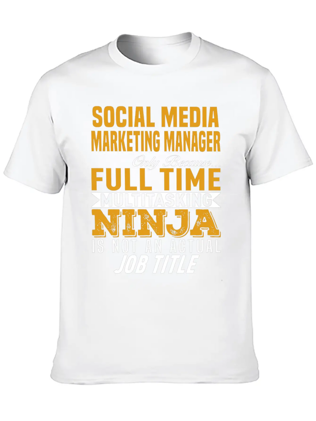 Social Media Marketing Manager Unisex Casual T-Shirt – Clean Design For Daily Comfort