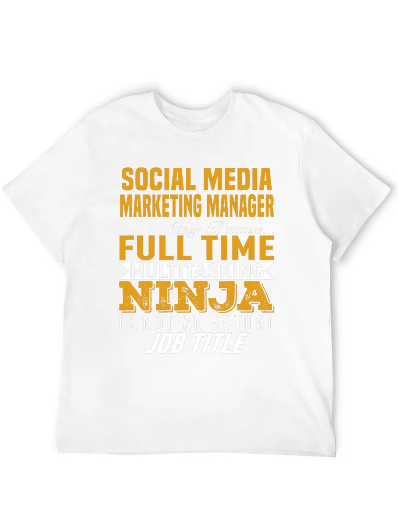 Social Media Marketing Manager Unisex Casual T-Shirt – Clean Design For Daily Comfort