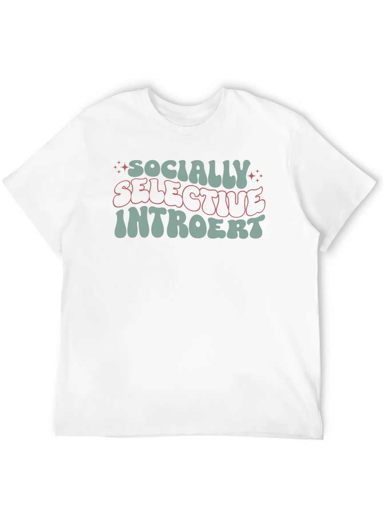 SOCIALLY SELECTIVE INTROVERT Essential Cotton Tee For Daily Outfits – Unisex Style