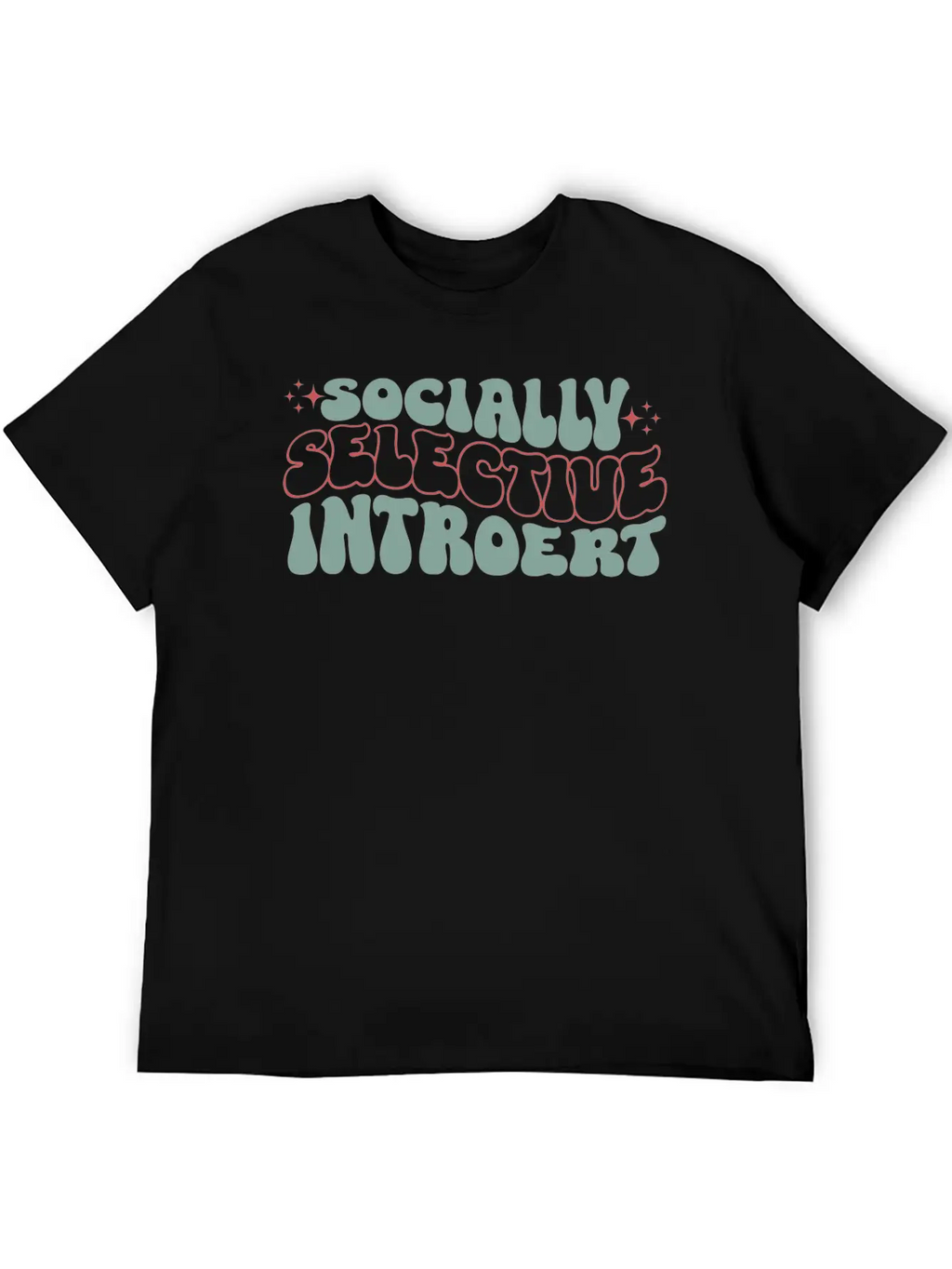 SOCIALLY SELECTIVE INTROVERT Essential Cotton Tee For Daily Outfits – Unisex Style