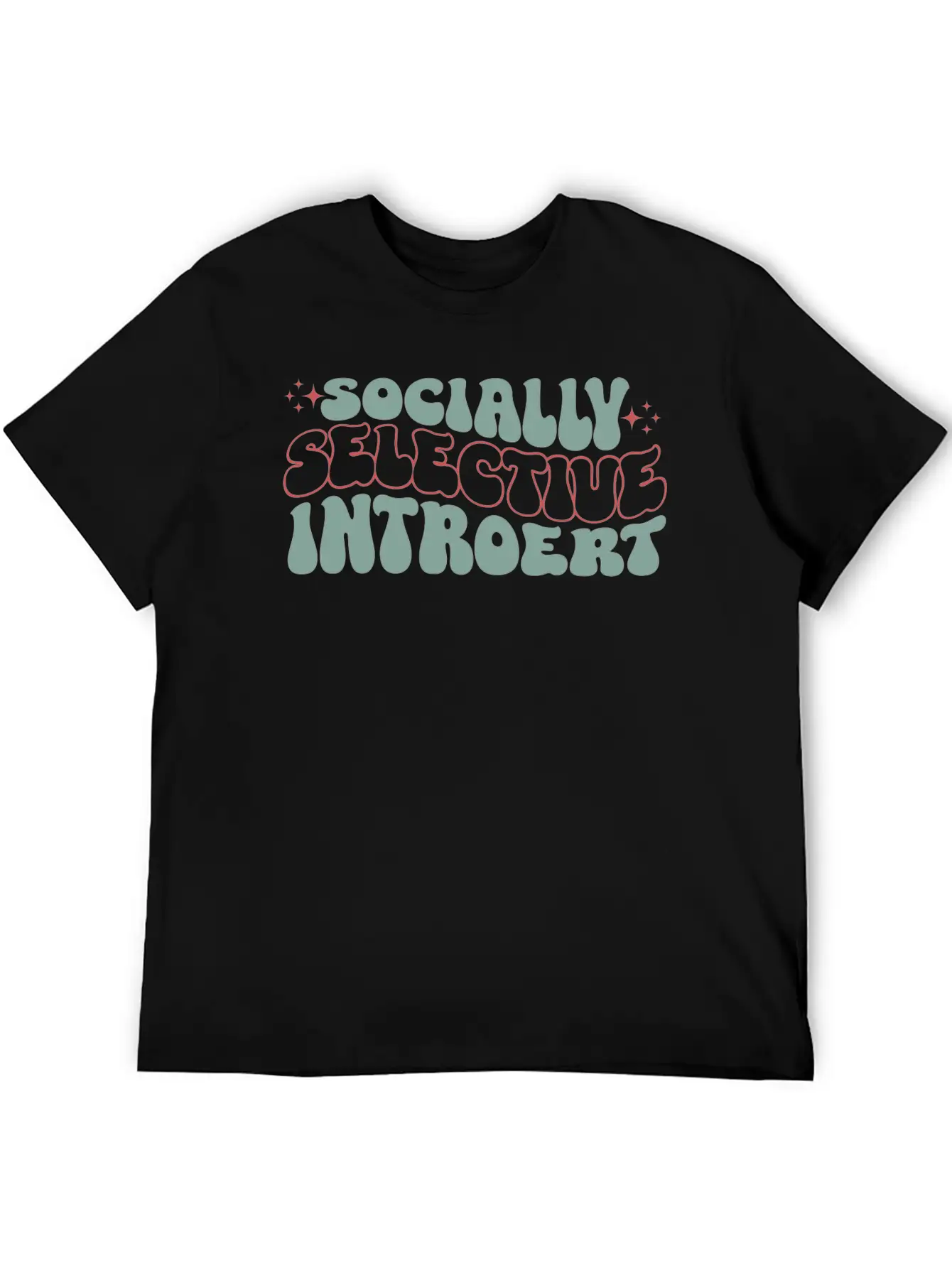 SOCIALLY SELECTIVE INTROVERT Essential Cotton Tee For Daily Outfits – Unisex Style