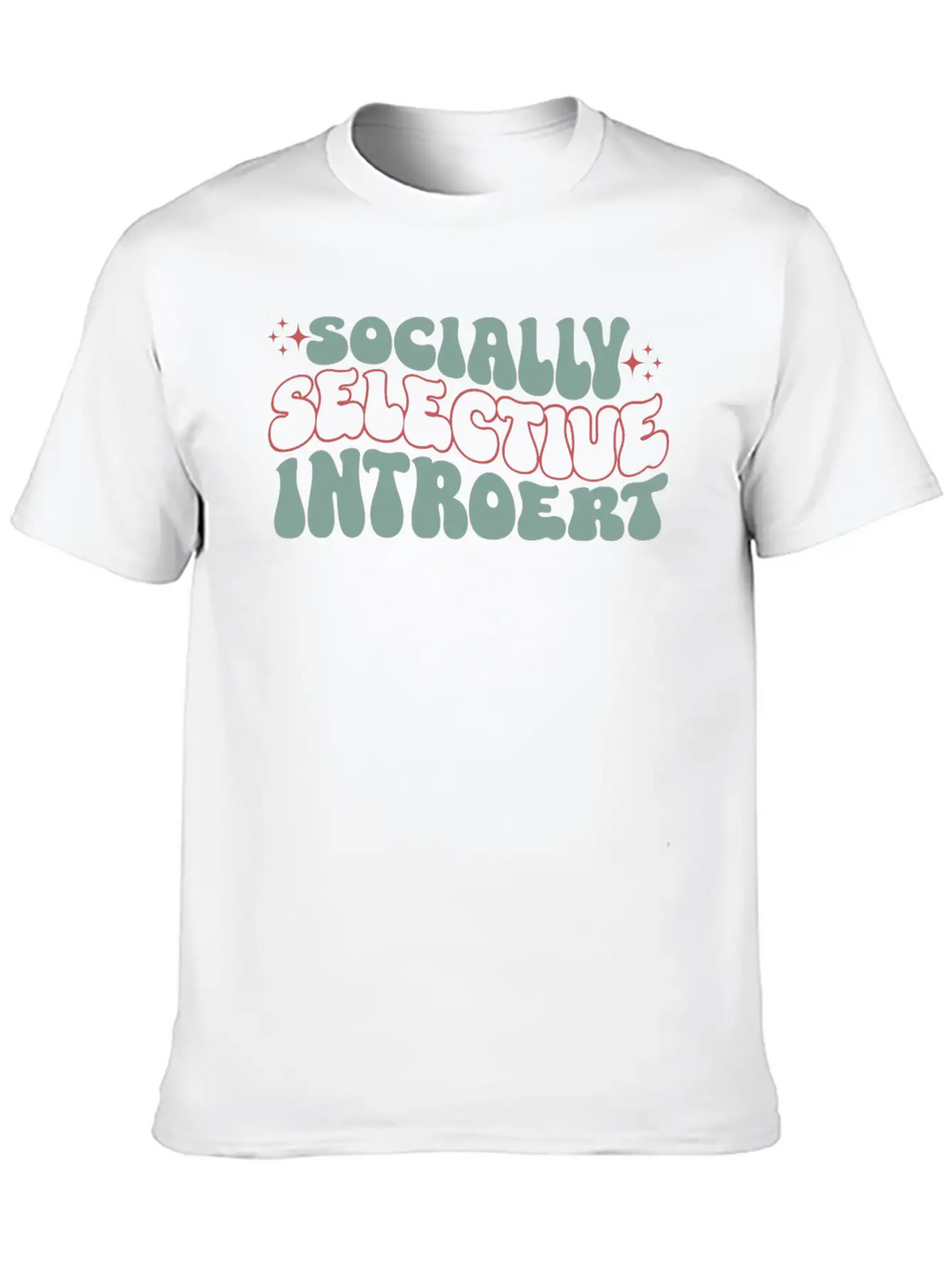 SOCIALLY SELECTIVE INTROVERT Essential Cotton Tee For Daily Outfits – Unisex Style