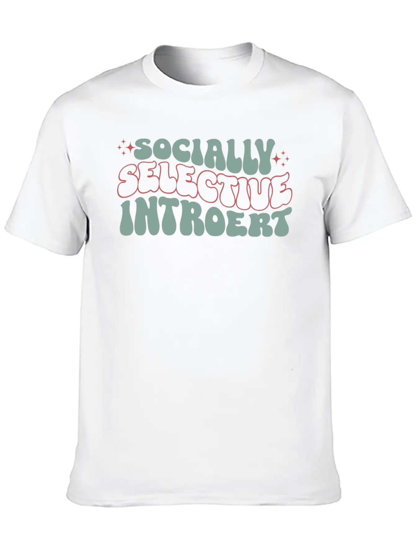 SOCIALLY SELECTIVE INTROVERT Essential Cotton Tee For Daily Outfits – Unisex Style