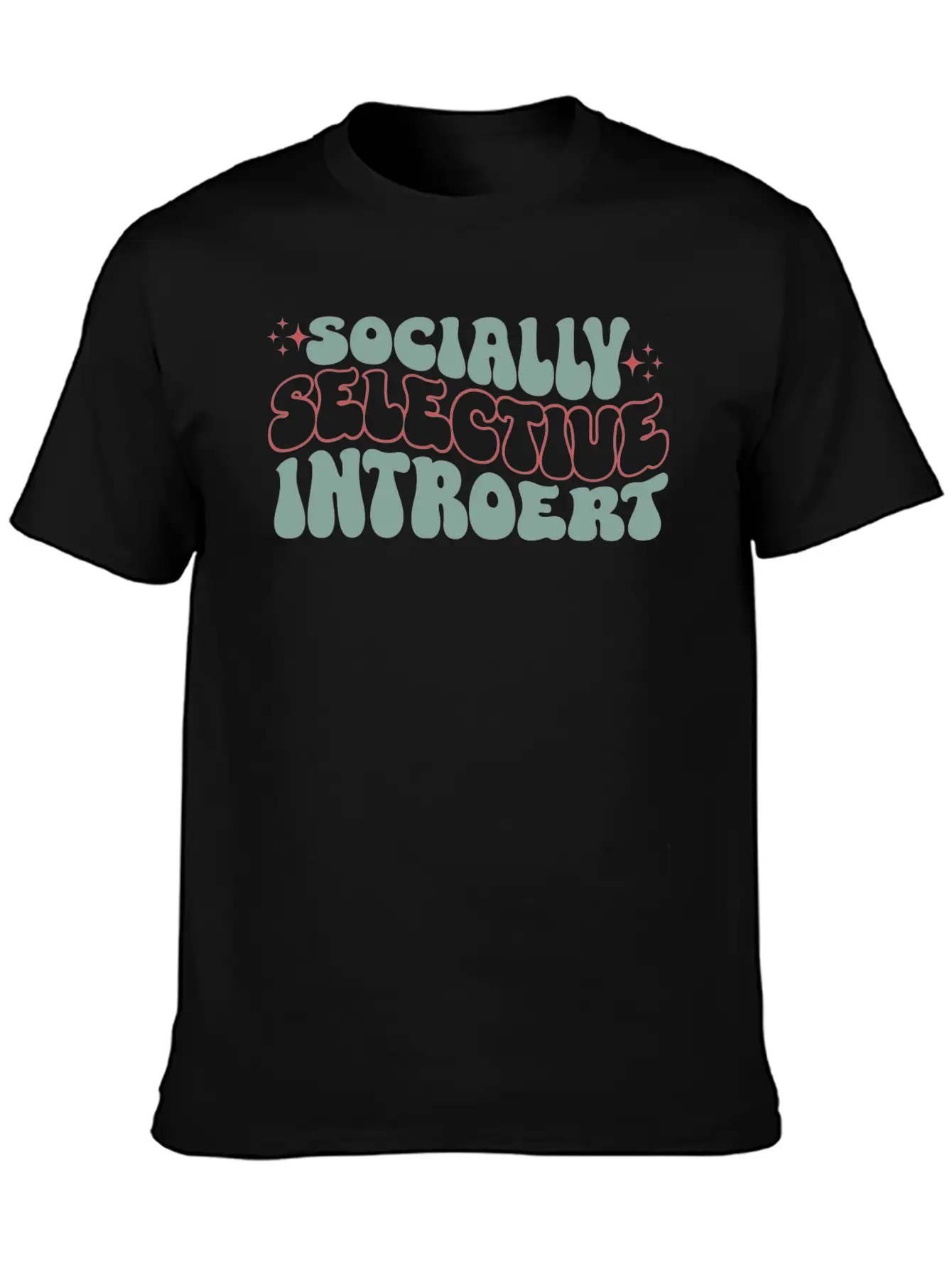 SOCIALLY SELECTIVE INTROVERT Essential Cotton Tee For Daily Outfits – Unisex Style