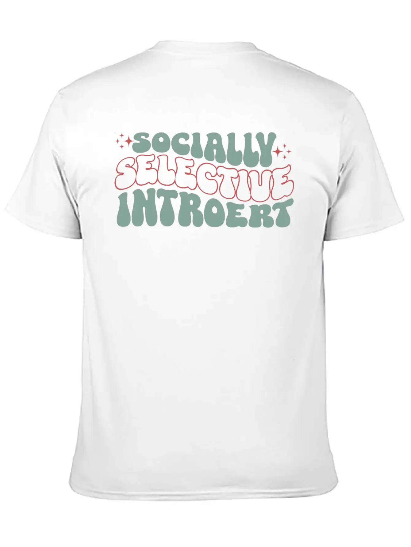 SOCIALLY SELECTIVE INTROVERT Essential Cotton Tee For Daily Outfits – Unisex Style