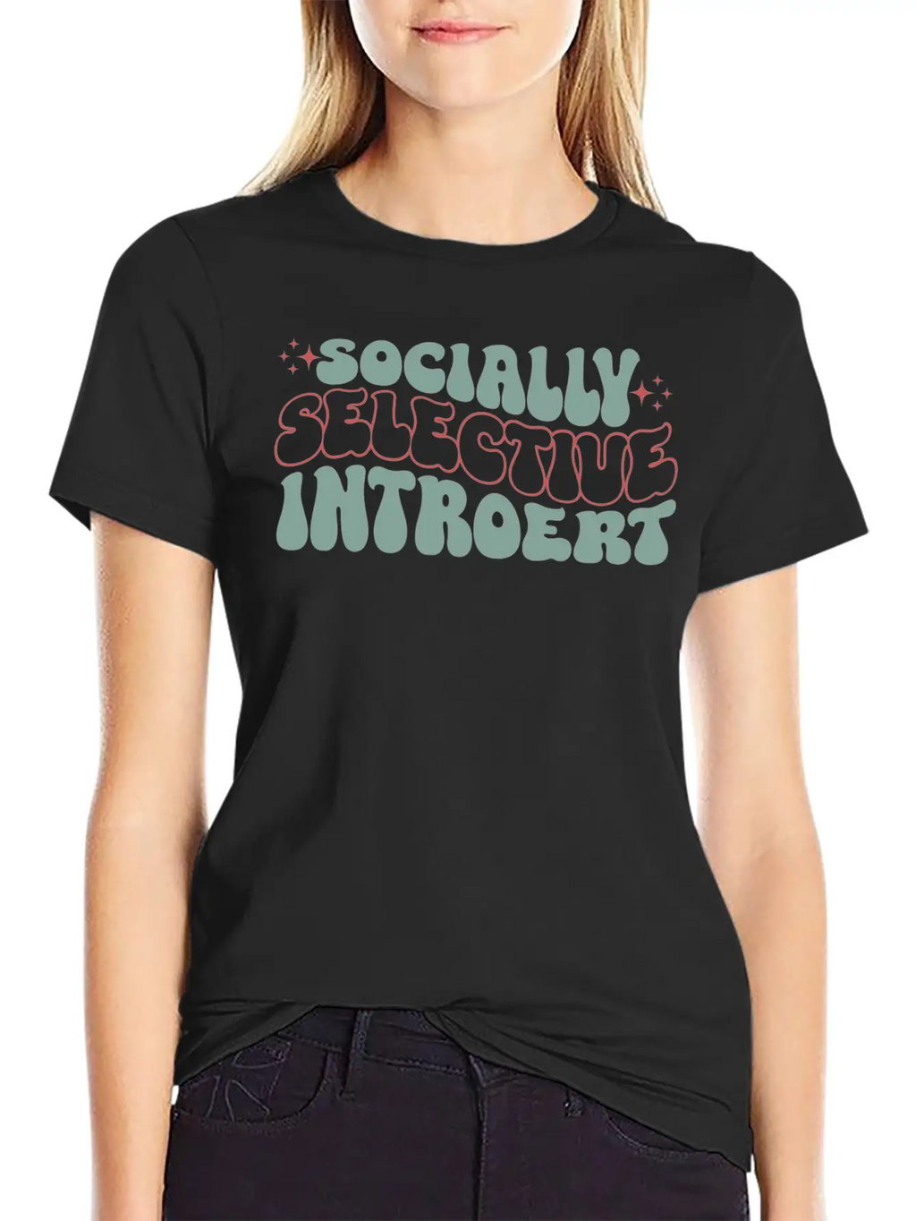 SOCIALLY SELECTIVE INTROVERT Essential Cotton Tee For Daily Outfits – Unisex Style