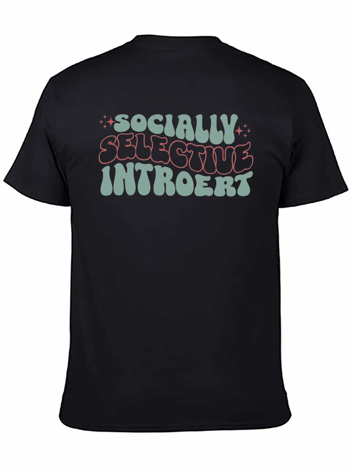 SOCIALLY SELECTIVE INTROVERT Essential Cotton Tee For Daily Outfits – Unisex Style