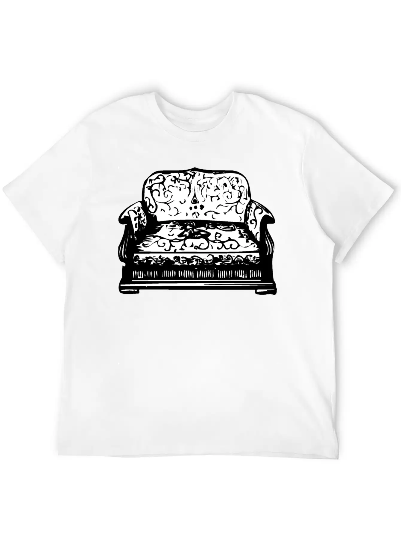 Sofa Couch Chair Table Stuhl Tisch Lamp Lampe Benc Breathable Soft Cotton T-Shirt – Timeless Casual Look