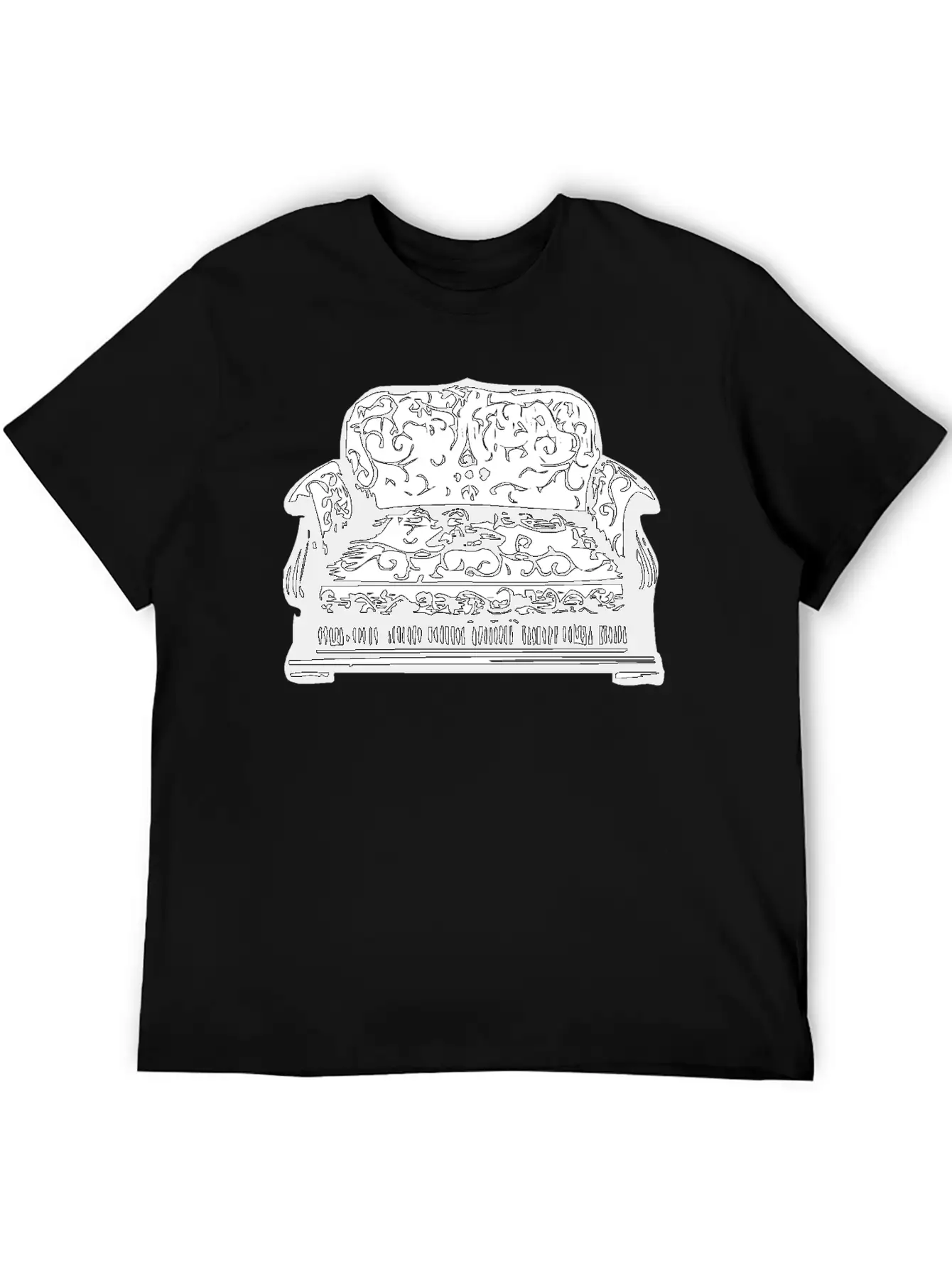 Sofa Couch Chair Table Stuhl Tisch Lamp Lampe Benc Breathable Soft Cotton T-Shirt – Timeless Casual Look