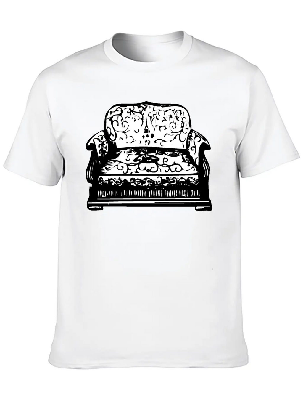 Sofa Couch Chair Table Stuhl Tisch Lamp Lampe Benc Breathable Soft Cotton T-Shirt – Timeless Casual Look