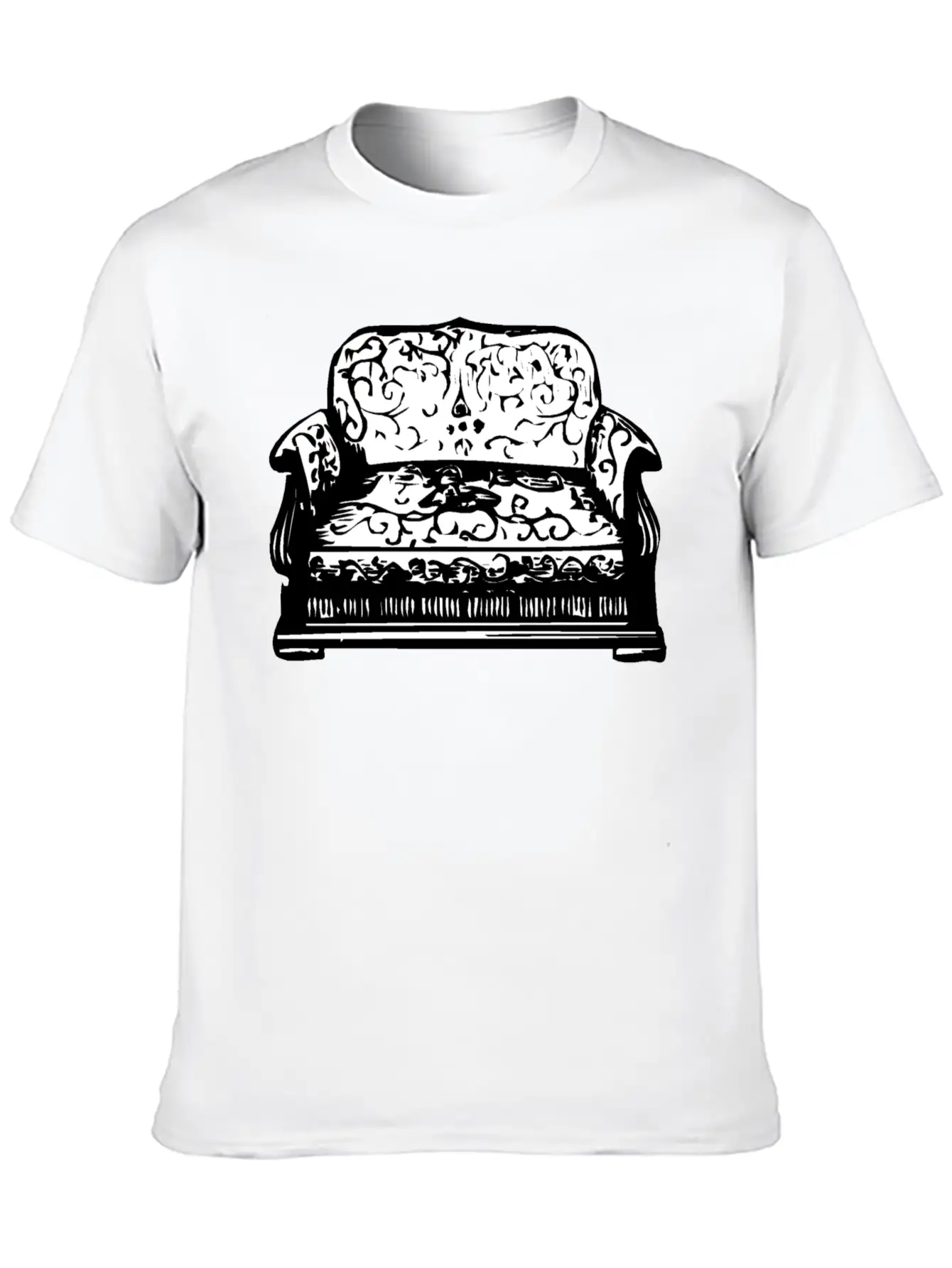 Sofa Couch Chair Table Stuhl Tisch Lamp Lampe Benc Breathable Soft Cotton T-Shirt – Timeless Casual Look