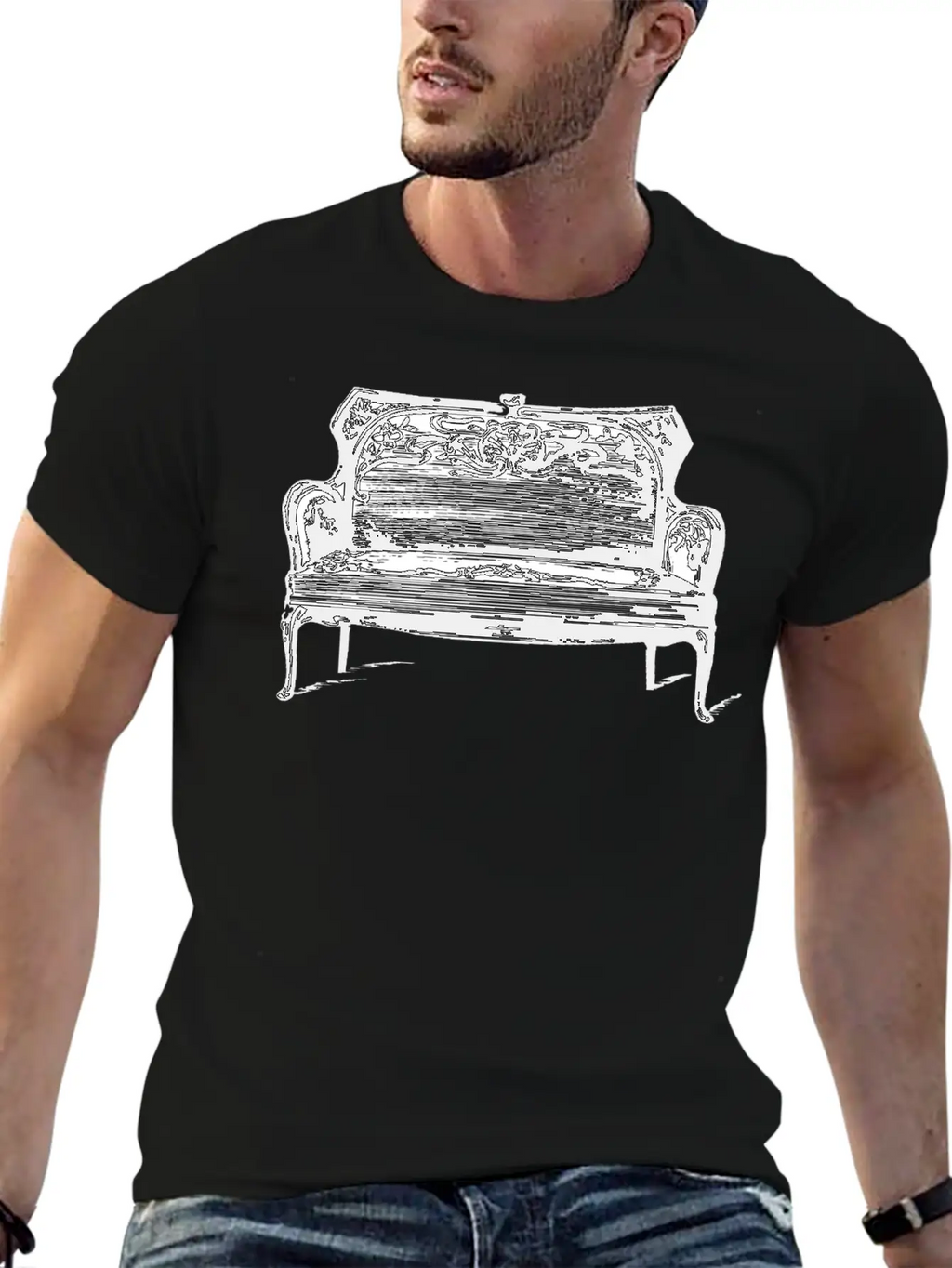 Sofa Couch Chair Table Stuhl Tisch Lamp Lampe Benc Essential Cotton Tee For Daily Outfits – Unisex Style