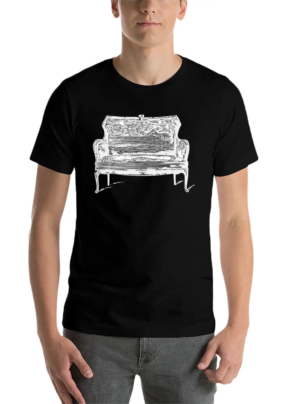 Sofa Couch Chair Table Stuhl Tisch Lamp Lampe Benc Essential Cotton Tee For Daily Outfits – Unisex Style