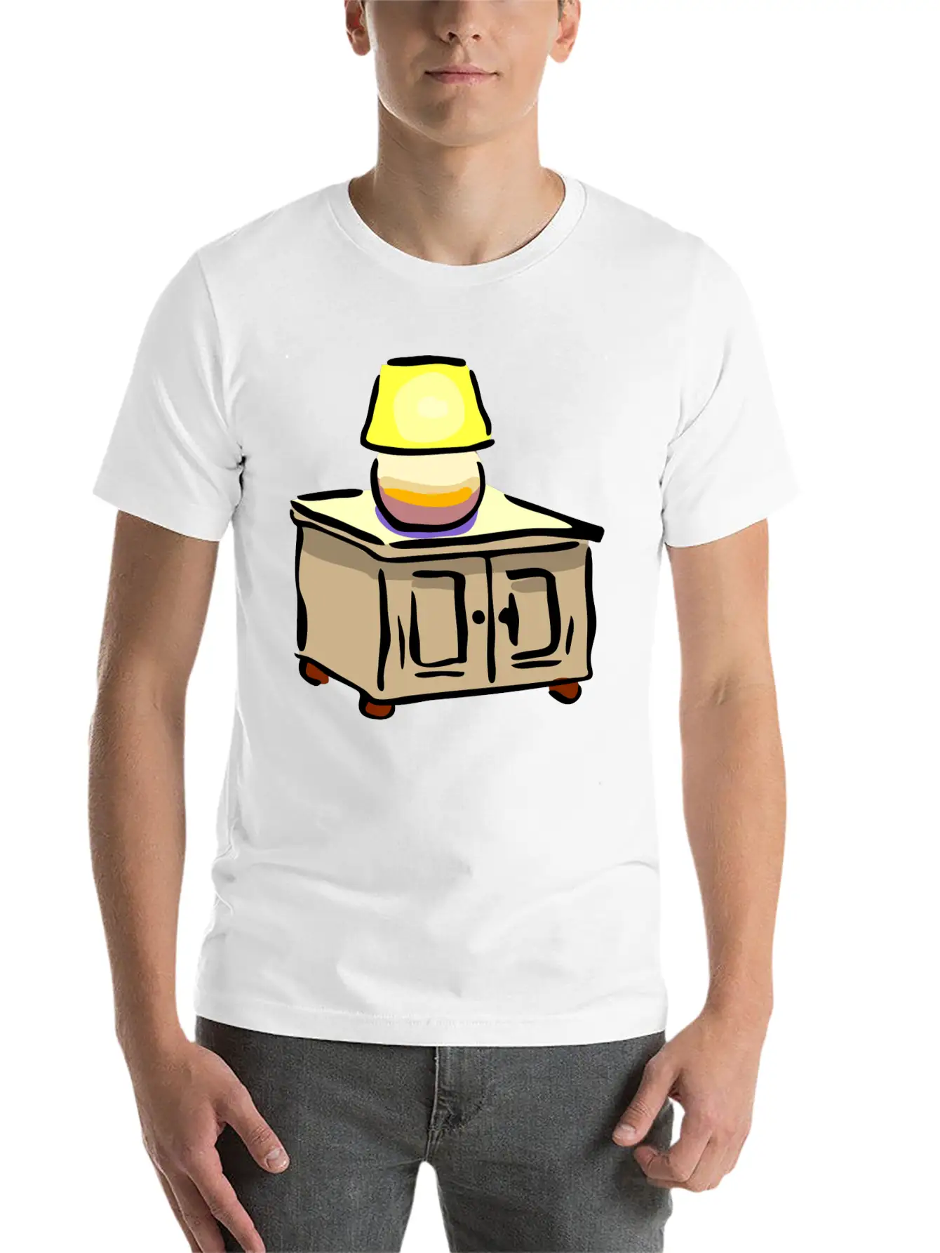 Sofa Couch Chair Table Stuhl Tisch Lamp Lampe Benc Timeless Short Sleeve Tee – Comfy And Minimalist Design