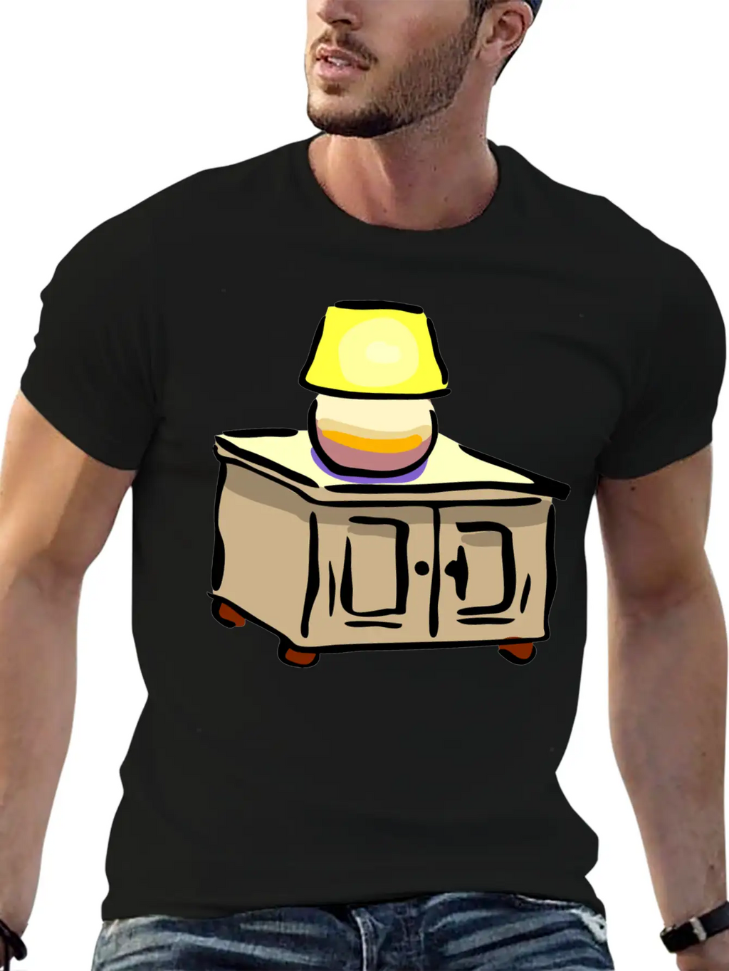 Sofa Couch Chair Table Stuhl Tisch Lamp Lampe Benc Timeless Short Sleeve Tee – Comfy And Minimalist Design