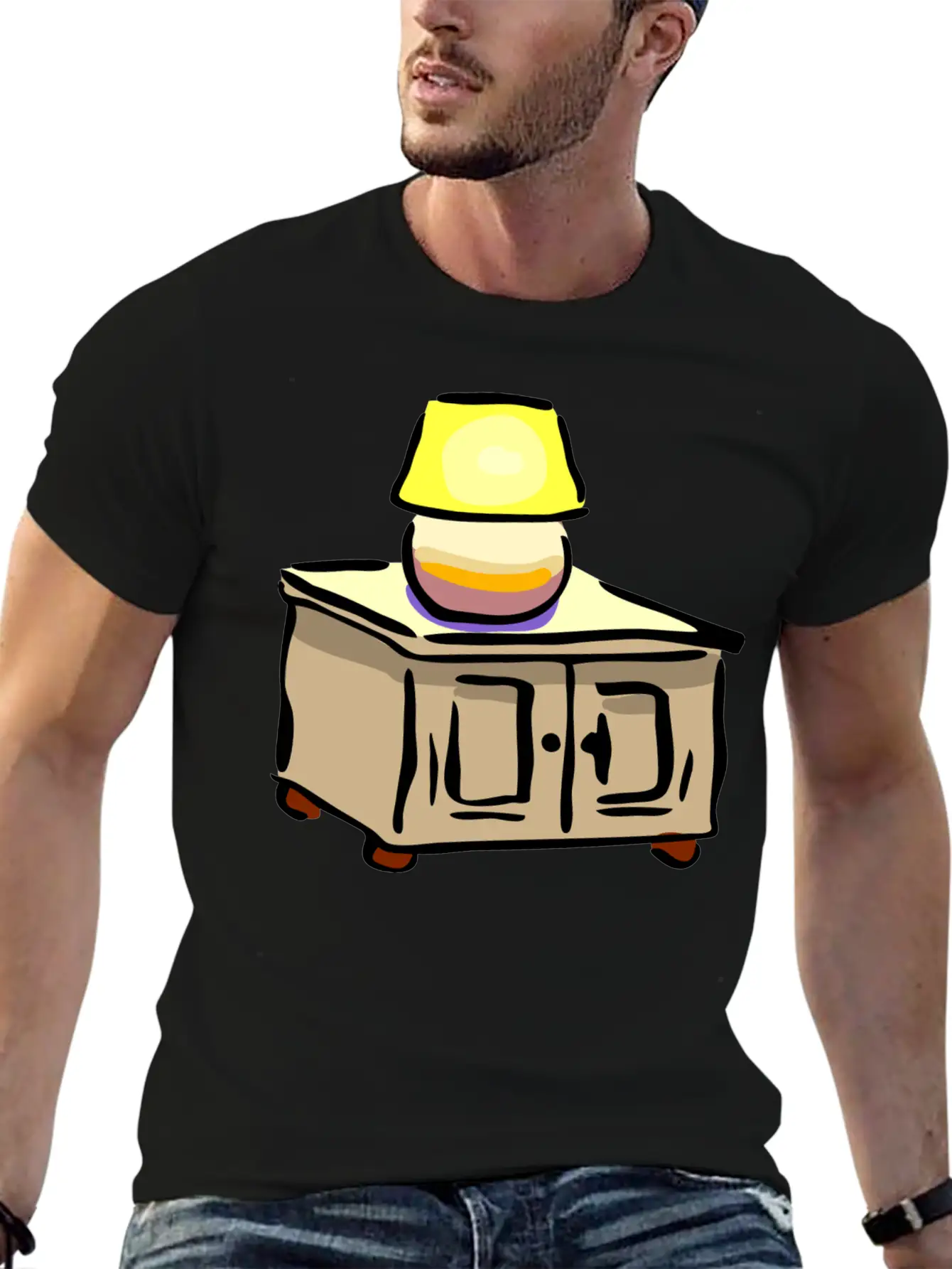 Sofa Couch Chair Table Stuhl Tisch Lamp Lampe Benc Timeless Short Sleeve Tee – Comfy And Minimalist Design