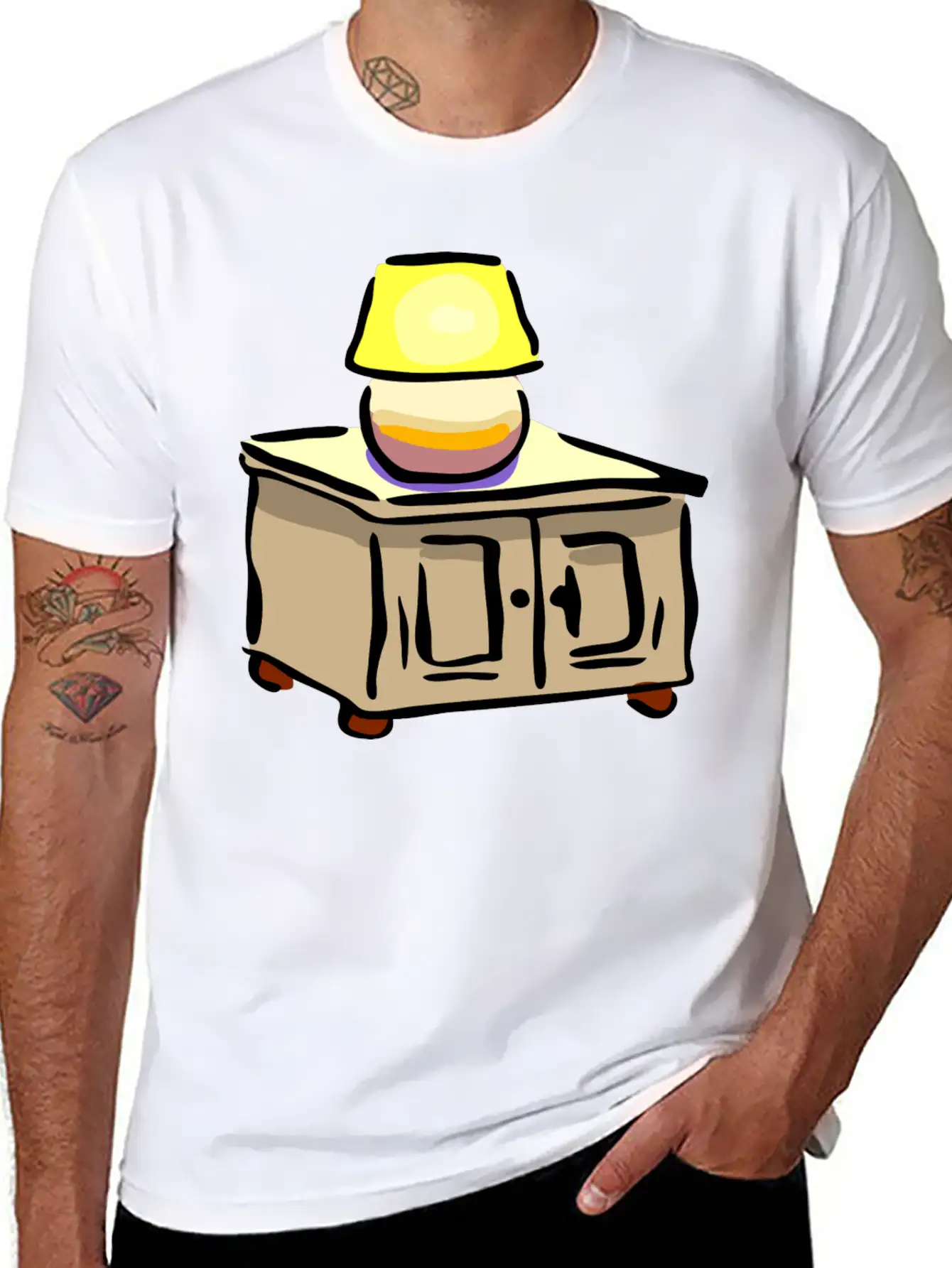 Sofa Couch Chair Table Stuhl Tisch Lamp Lampe Benc Timeless Short Sleeve Tee – Comfy And Minimalist Design
