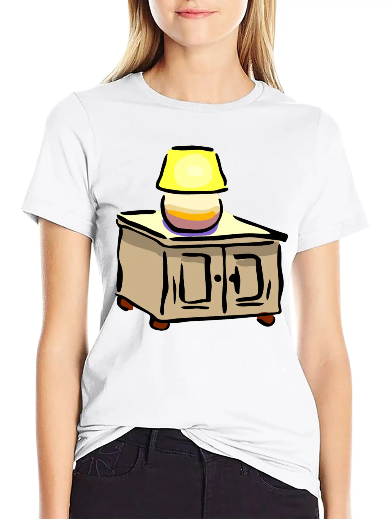 Sofa Couch Chair Table Stuhl Tisch Lamp Lampe Benc Timeless Short Sleeve Tee – Comfy And Minimalist Design