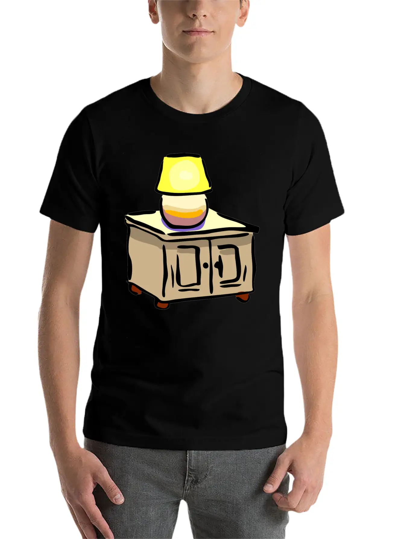 Sofa Couch Chair Table Stuhl Tisch Lamp Lampe Benc Timeless Short Sleeve Tee – Comfy And Minimalist Design