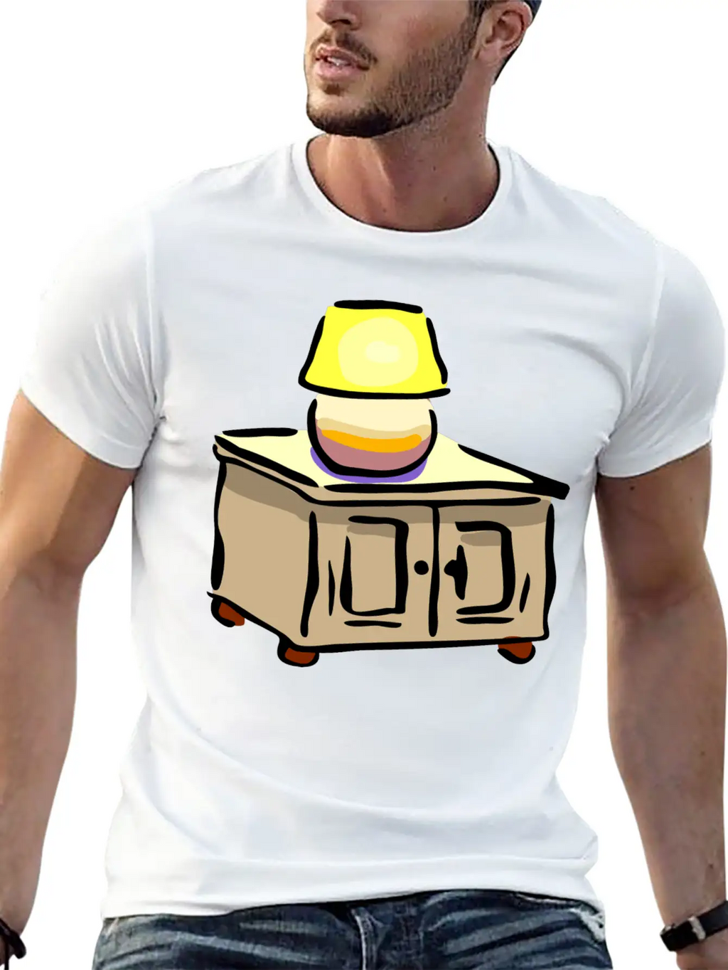 Sofa Couch Chair Table Stuhl Tisch Lamp Lampe Benc Timeless Short Sleeve Tee – Comfy And Minimalist Design