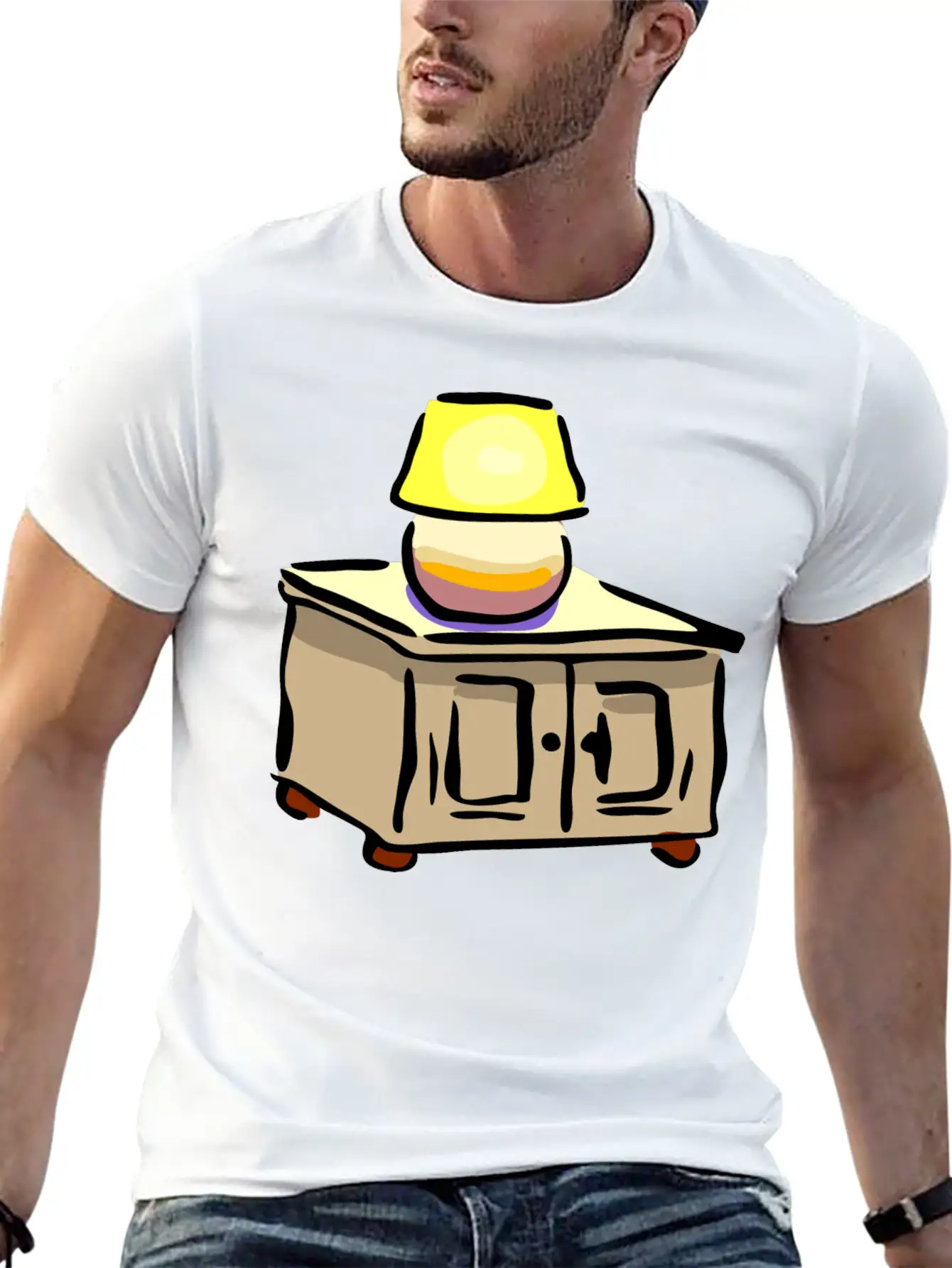 Sofa Couch Chair Table Stuhl Tisch Lamp Lampe Benc Timeless Short Sleeve Tee – Comfy And Minimalist Design