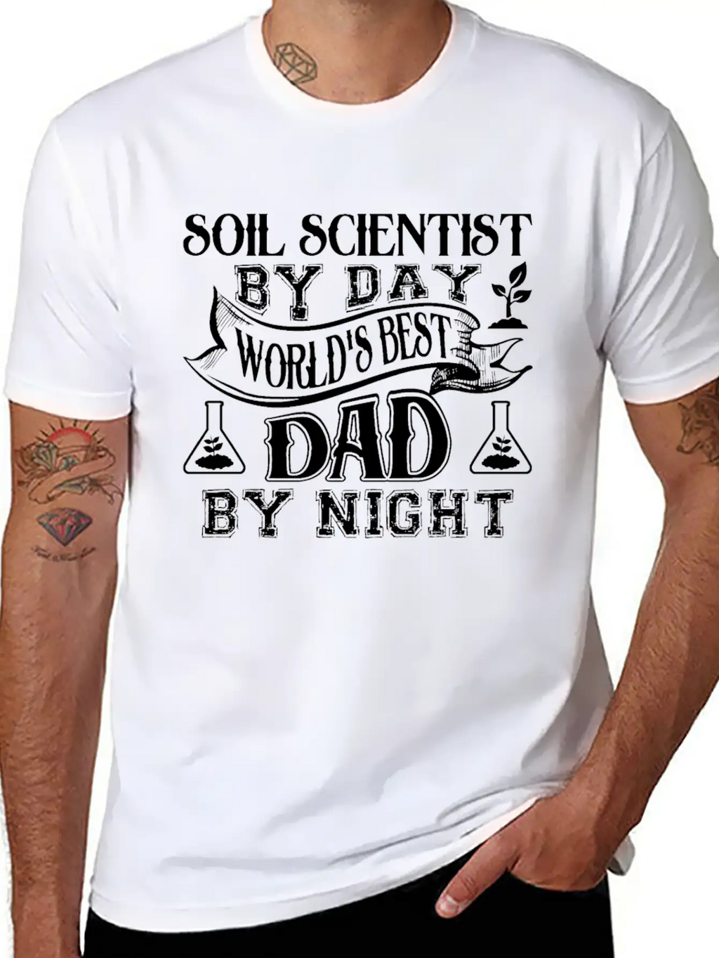 Soil Scientist Dad Shirt Stylish Everyday T-Shirt – Unisex Basic Cotton Tee