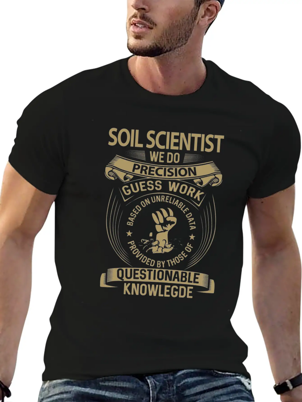 Soil Scientist T Shirt - We Do Precision Gift Item Stylish Everyday T-Shirt – Unisex Basic Cotton Tee