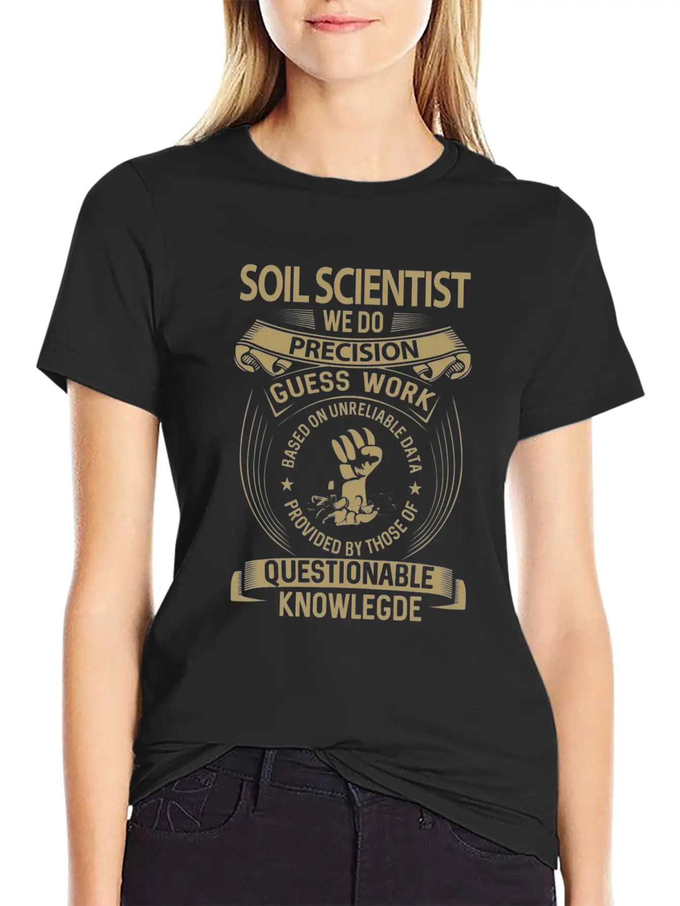 Soil Scientist T Shirt - We Do Precision Gift Item Stylish Everyday T-Shirt – Unisex Basic Cotton Tee