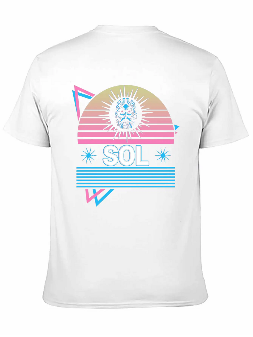 Sol God Sun Ancient Roman Mythology Retro Relaxed Everyday Tee – Lightweight And Durable Cotton
