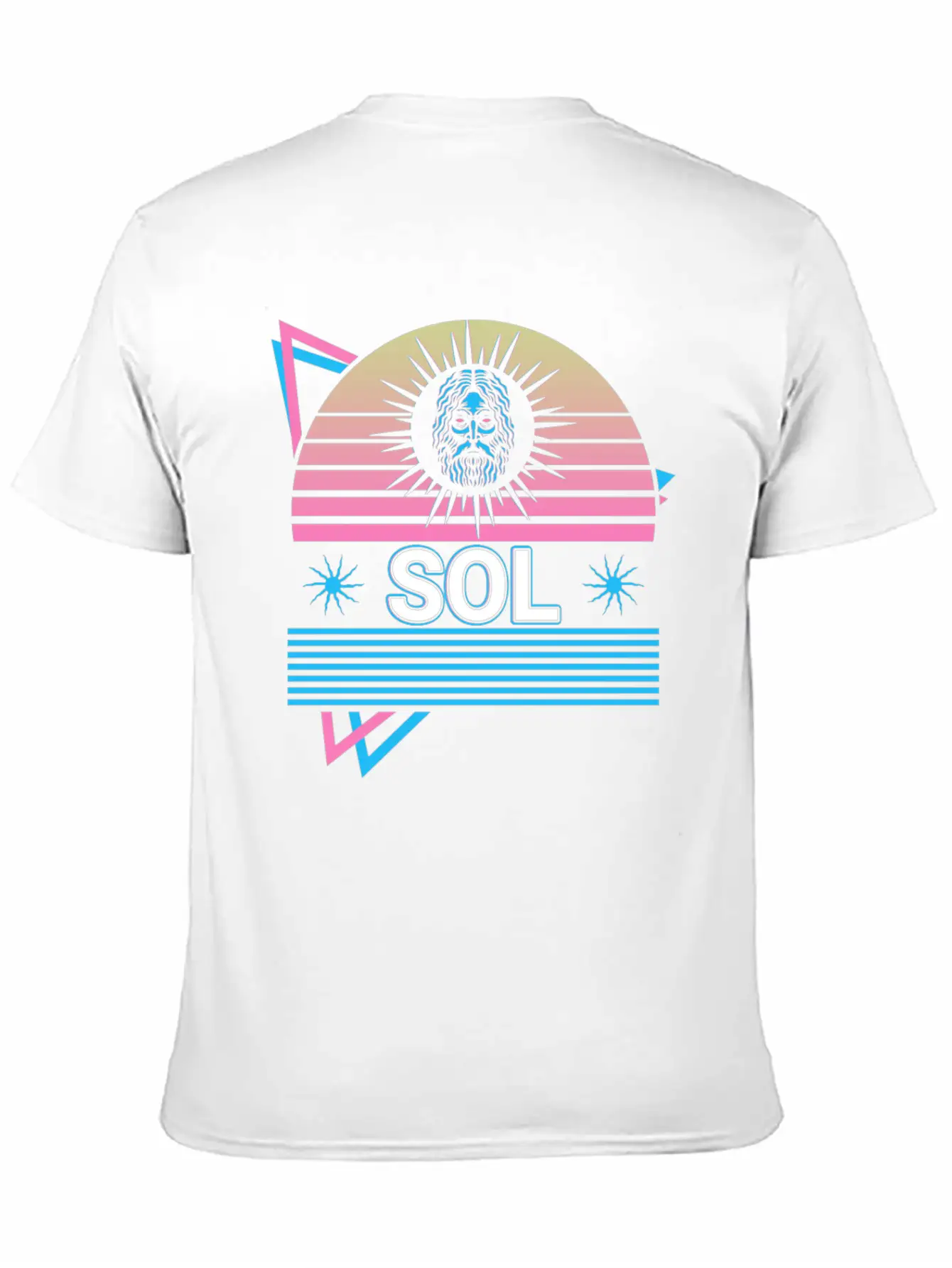 Sol God Sun Ancient Roman Mythology Retro Relaxed Everyday Tee – Lightweight And Durable Cotton