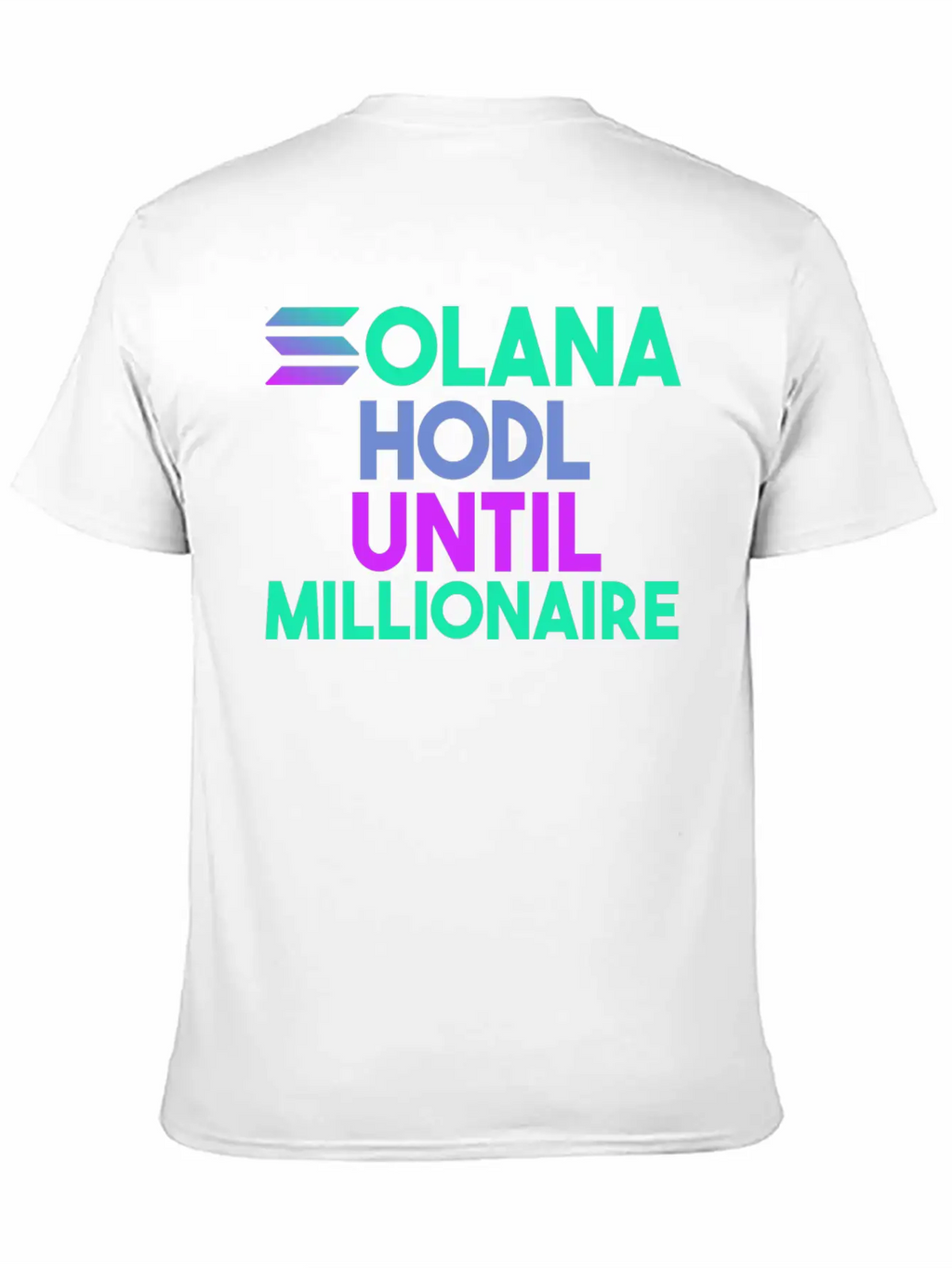 Solana SOL HODL Cryptocurrency Breathable Soft Cotton T-Shirt – Timeless Casual Look