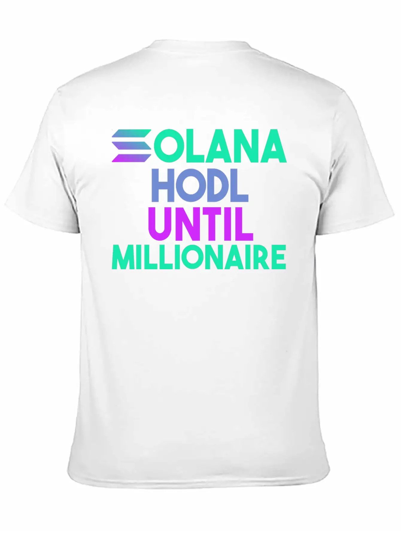 Solana SOL HODL Cryptocurrency Breathable Soft Cotton T-Shirt – Timeless Casual Look