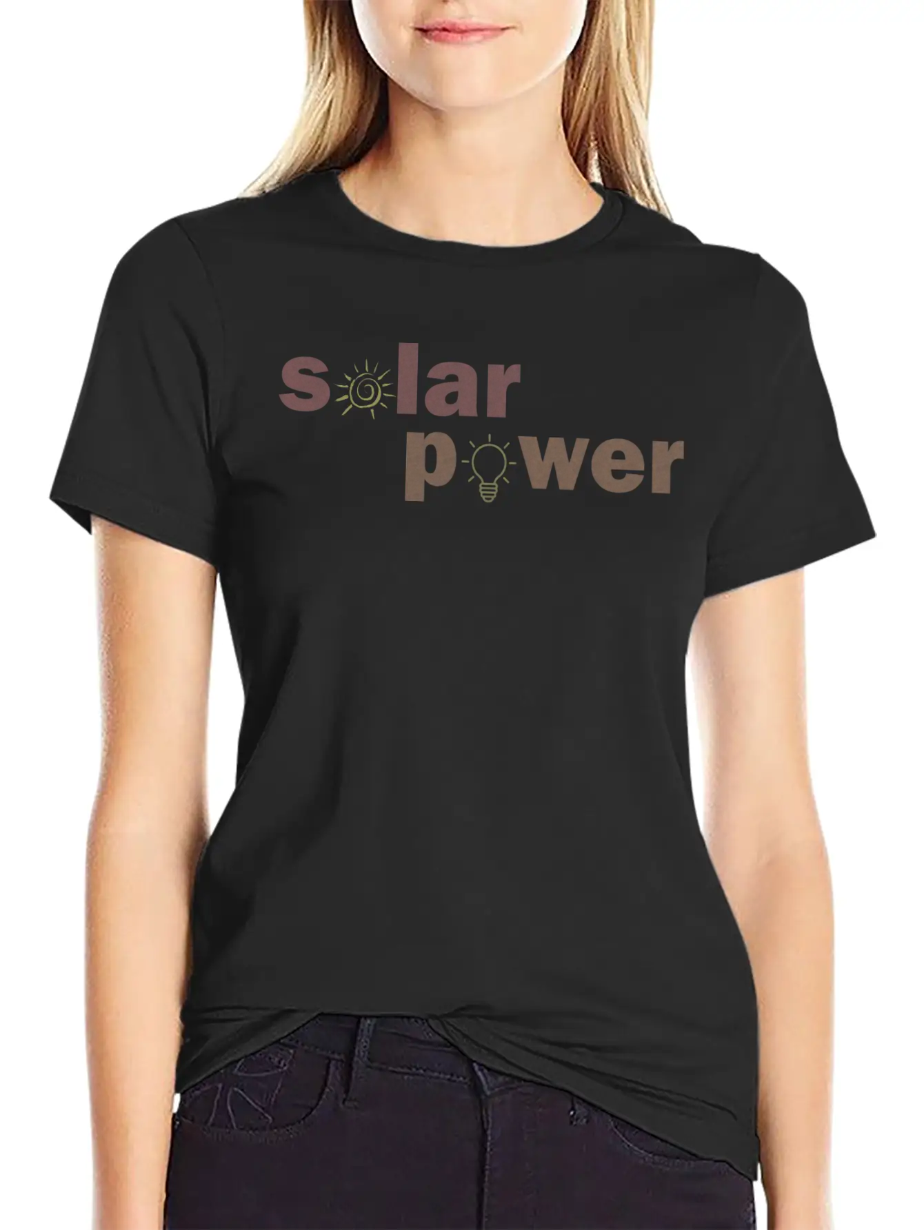 Solar Power - Renewable Energy - Green Energy Breathable Graphic T-Shirt – Perfect For Casual Days