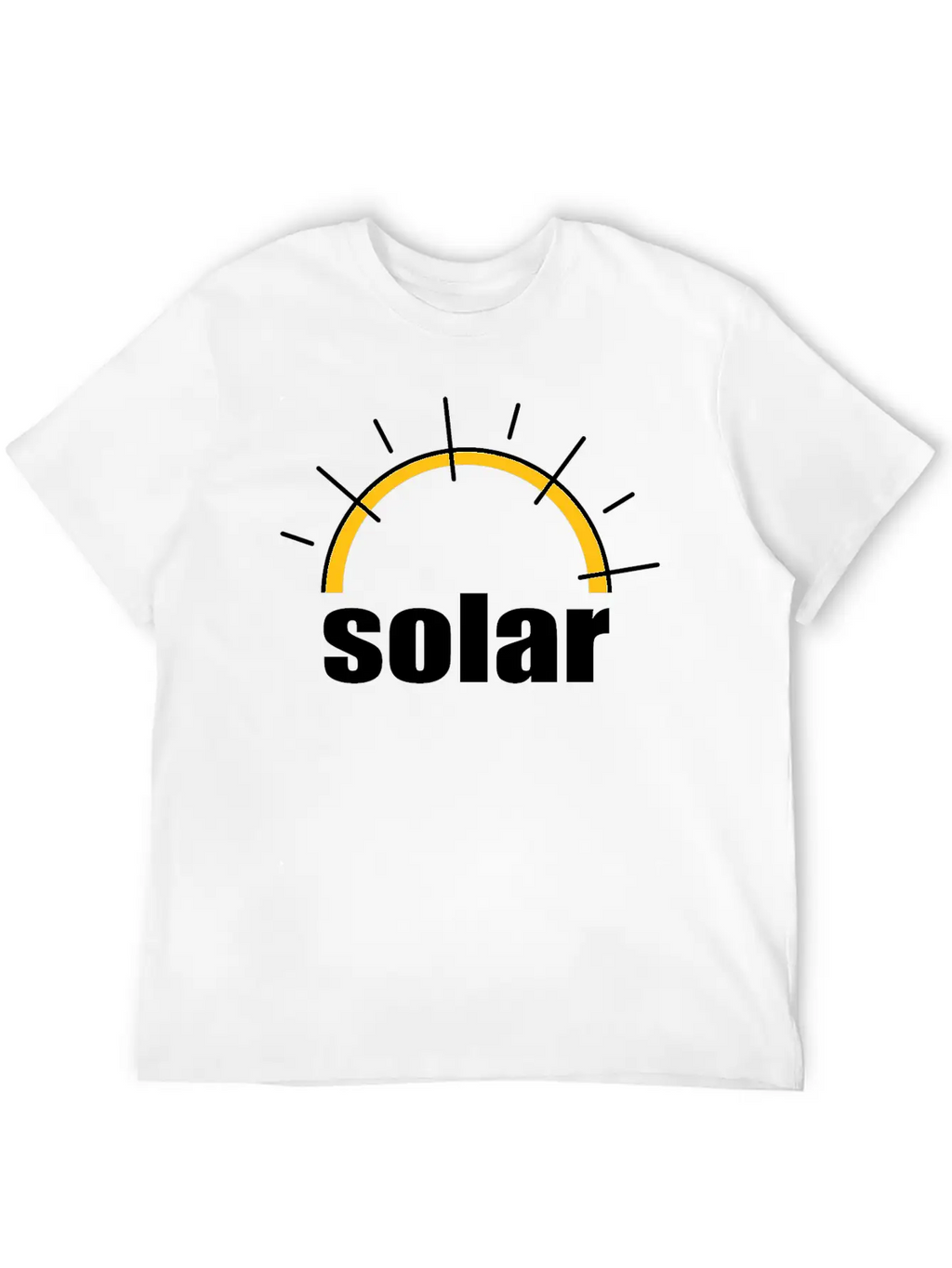 Solar Power - Renewable Energy - Green Energy Relaxed Everyday Tee – Lightweight And Durable Cotton