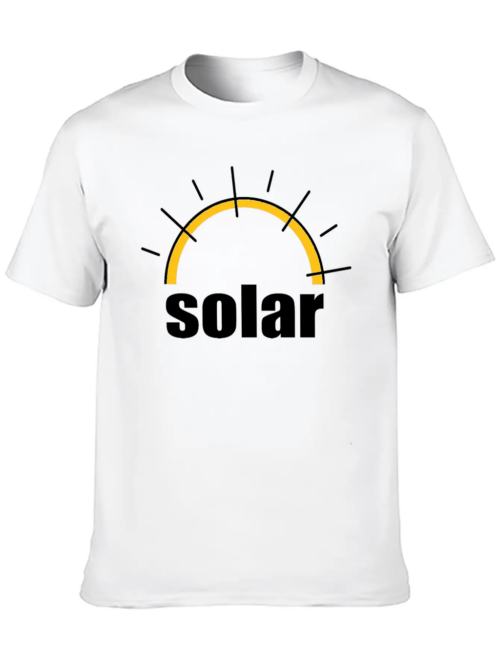Solar Power - Renewable Energy - Green Energy Relaxed Everyday Tee – Lightweight And Durable Cotton