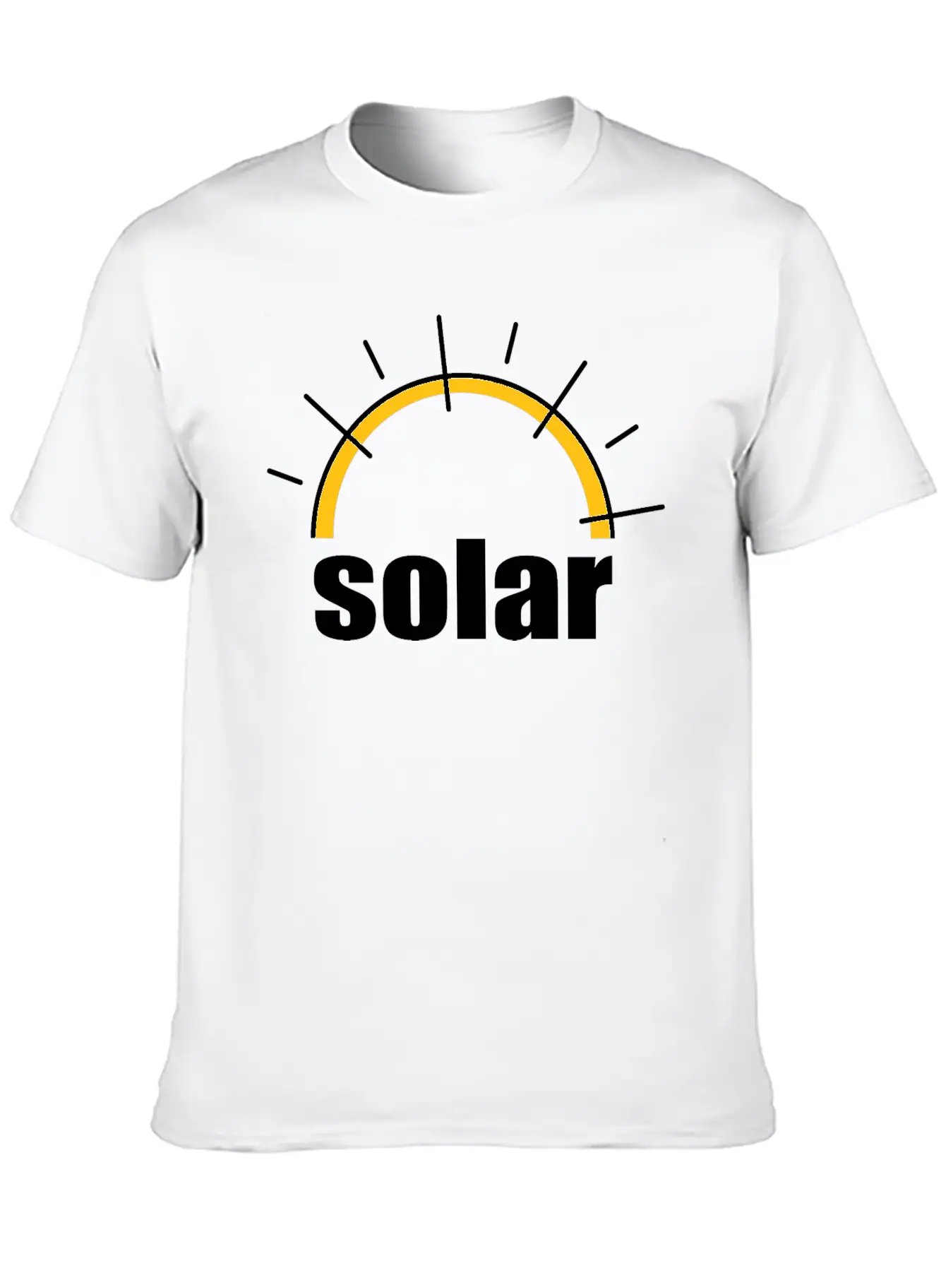 Solar Power - Renewable Energy - Green Energy Relaxed Everyday Tee – Lightweight And Durable Cotton