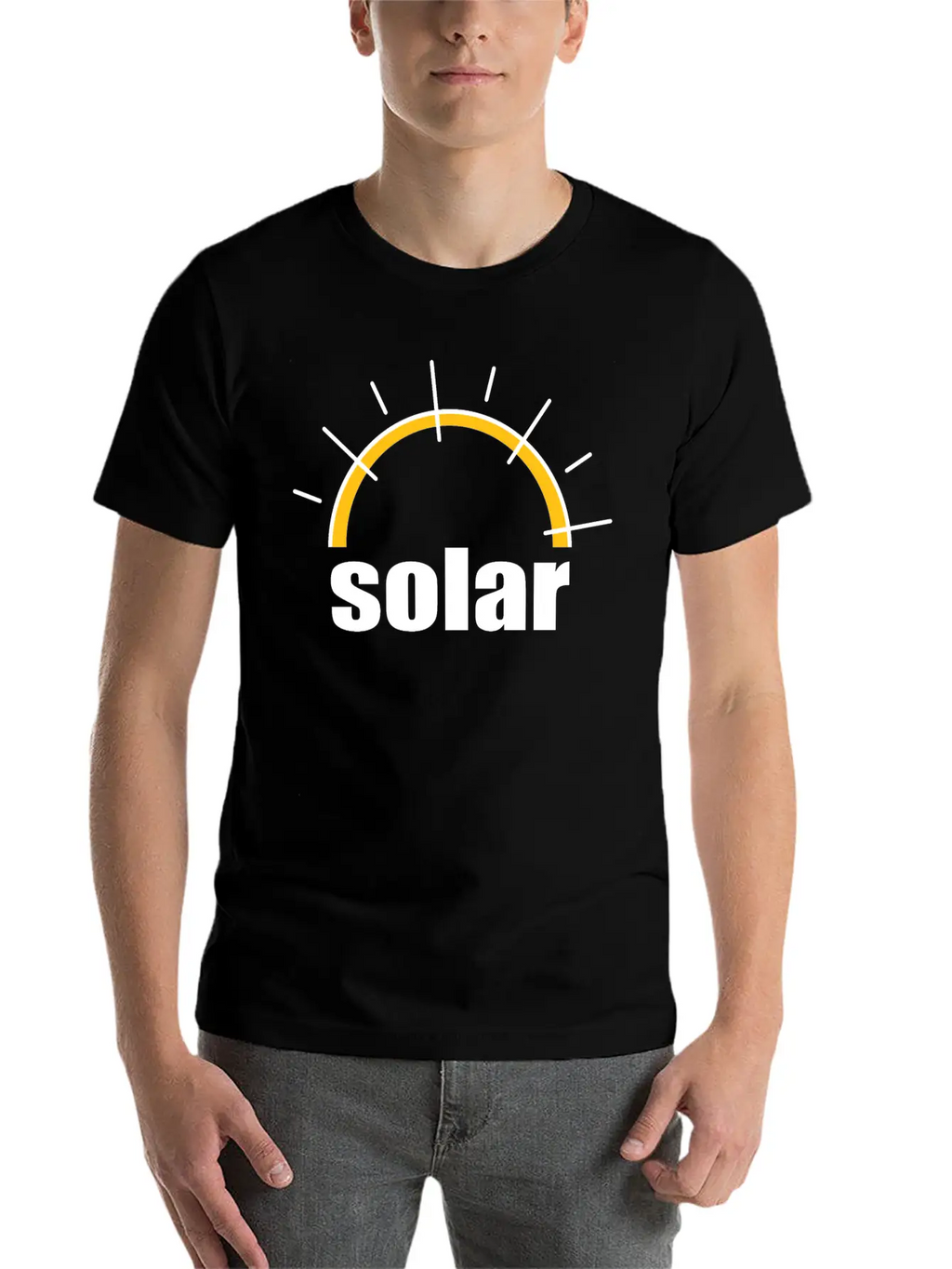 Solar Power - Renewable Energy - Green Energy Relaxed Everyday Tee – Lightweight And Durable Cotton