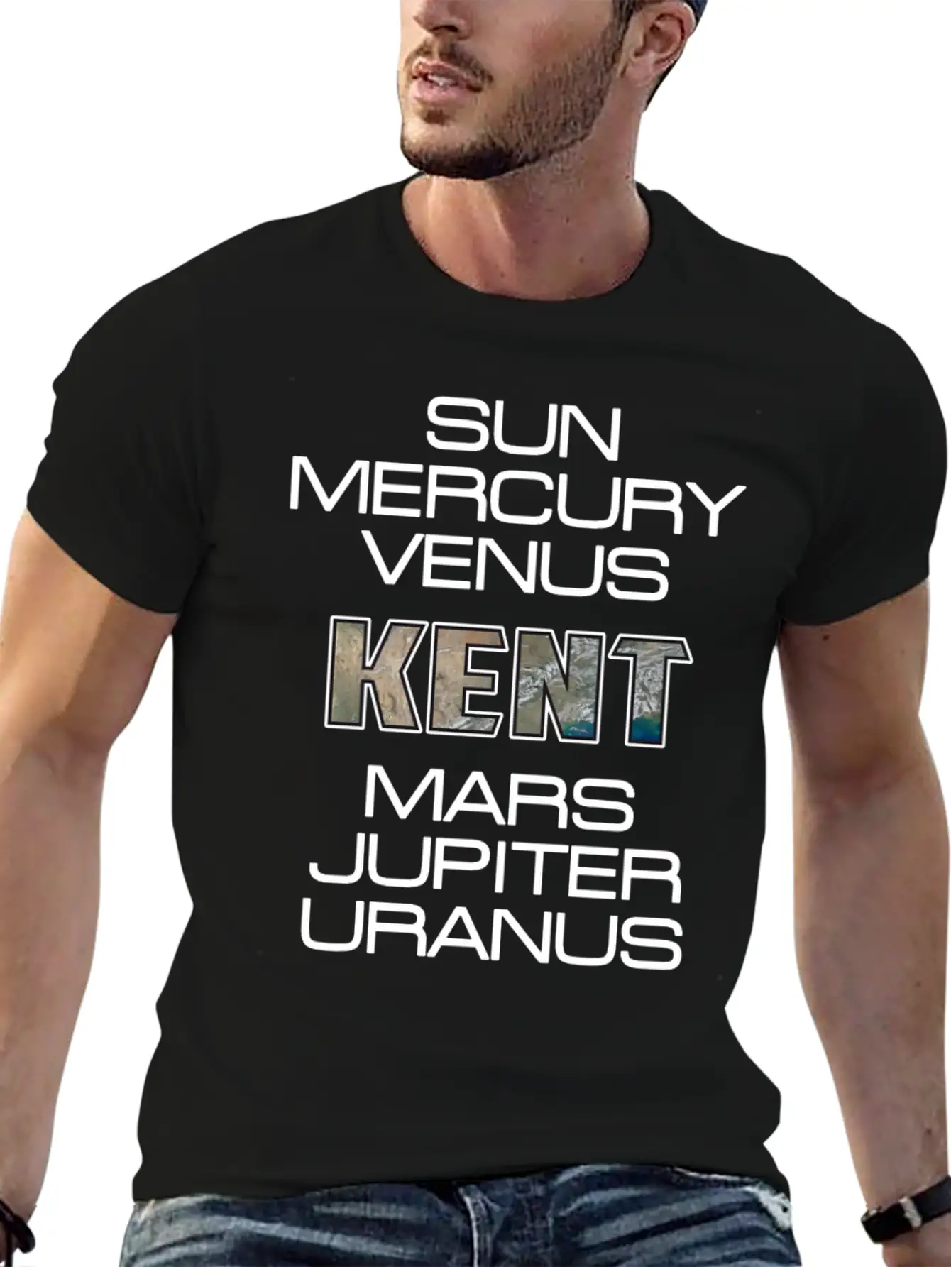 Solar System Planet Earth Kent Gift Classic Cotton Tee – Unisex Comfort For Any Season