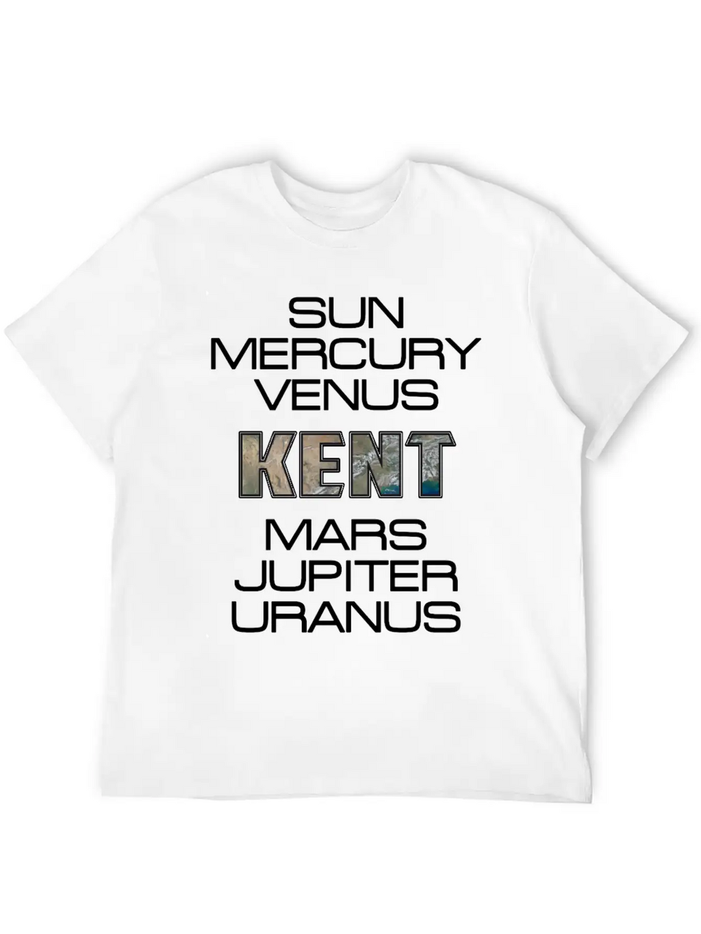 Solar System Planet Earth Kent Gift Classic Cotton Tee – Unisex Comfort For Any Season