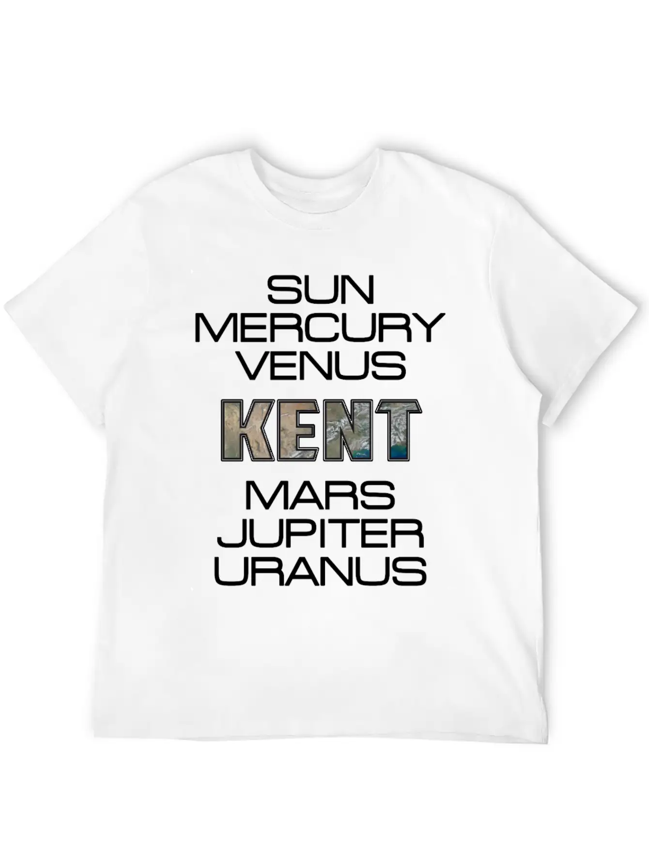 Solar System Planet Earth Kent Gift Classic Cotton Tee – Unisex Comfort For Any Season
