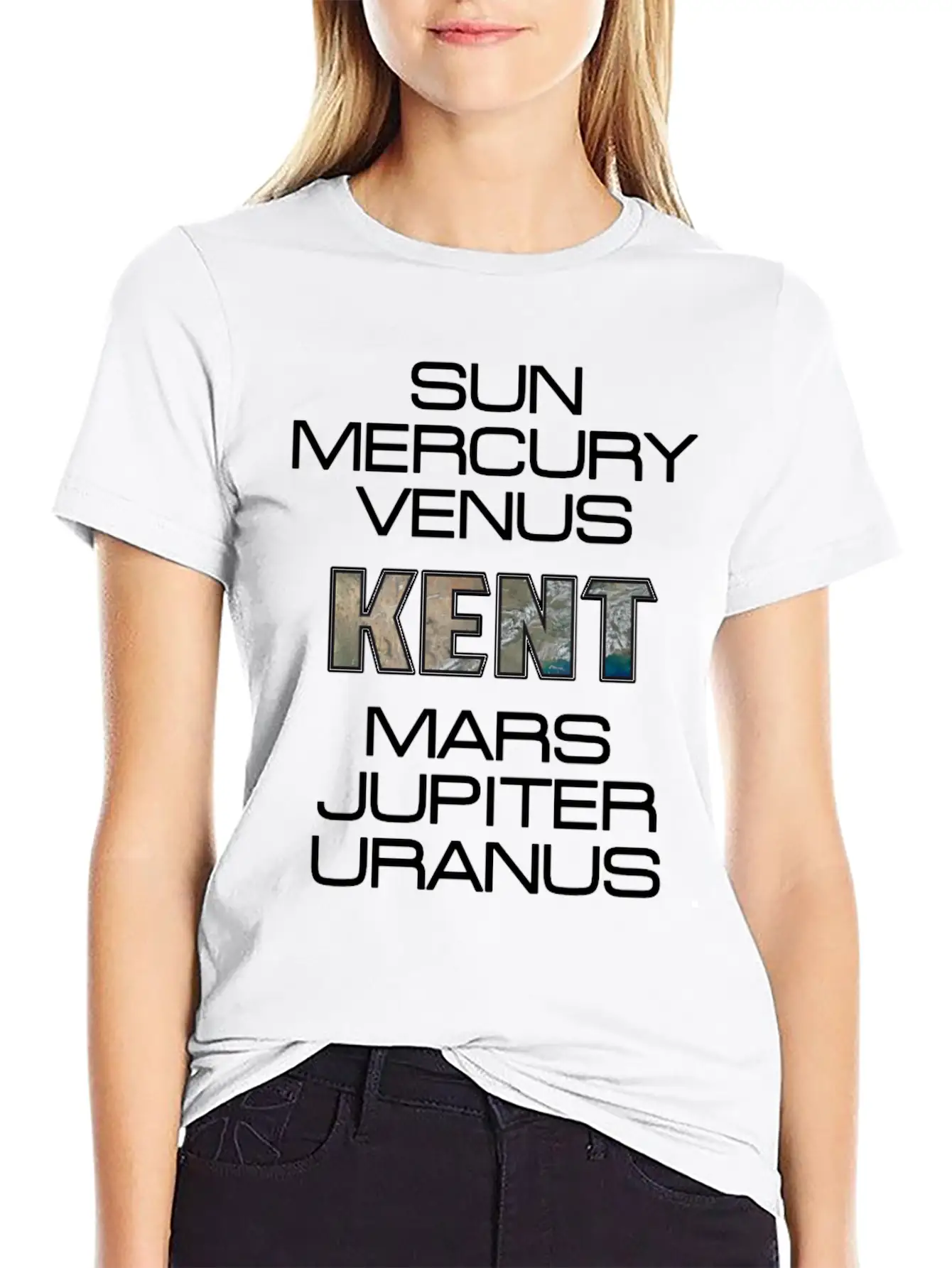 Solar System Planet Earth Kent Gift Classic Cotton Tee – Unisex Comfort For Any Season