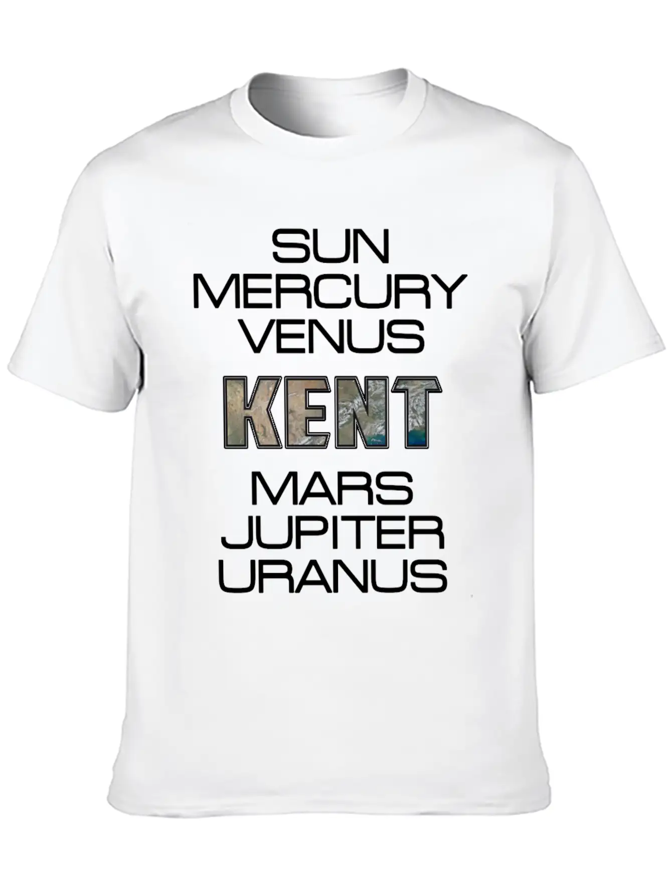 Solar System Planet Earth Kent Gift Classic Cotton Tee – Unisex Comfort For Any Season
