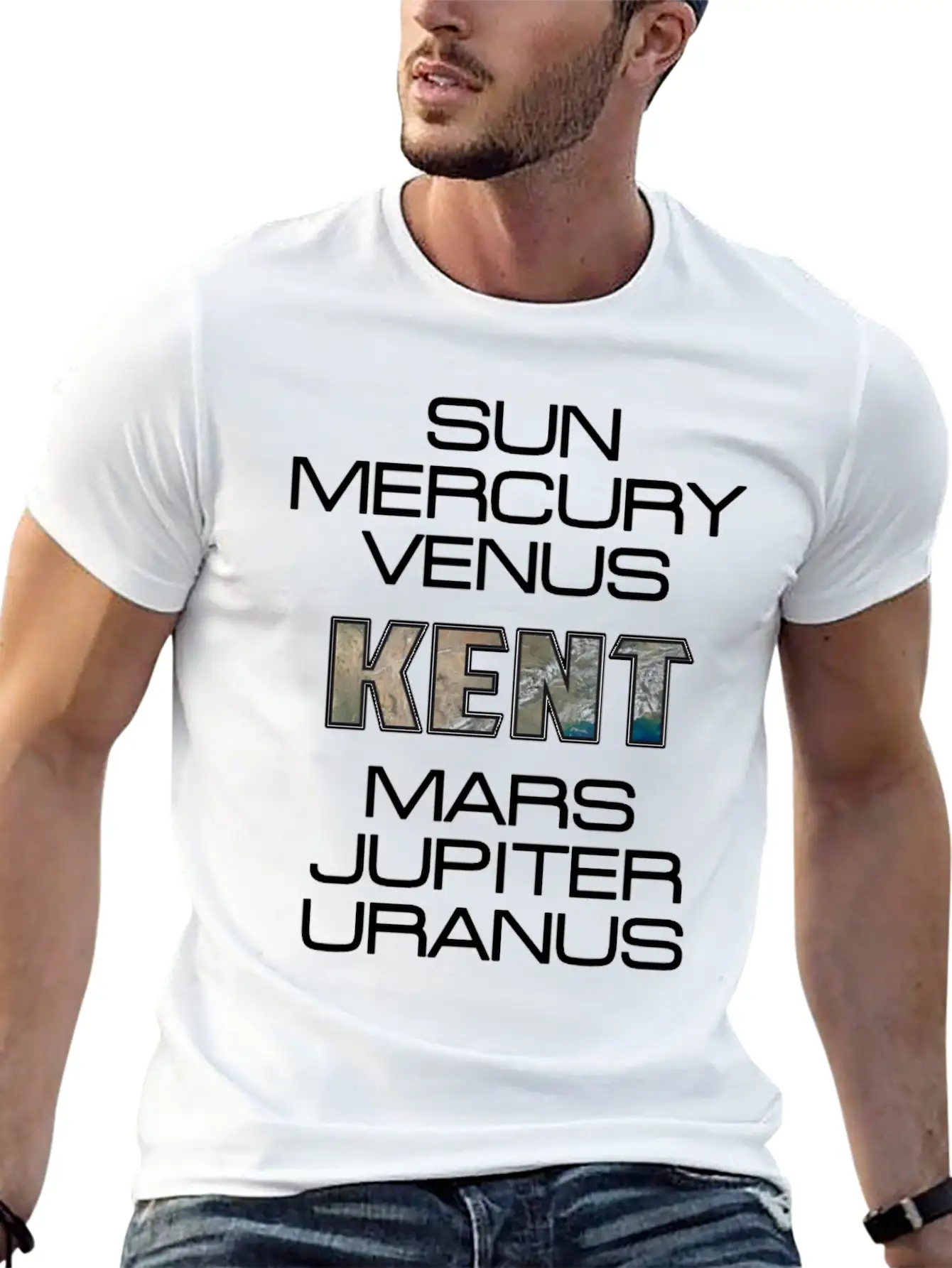 Solar System Planet Earth Kent Gift Classic Cotton Tee – Unisex Comfort For Any Season