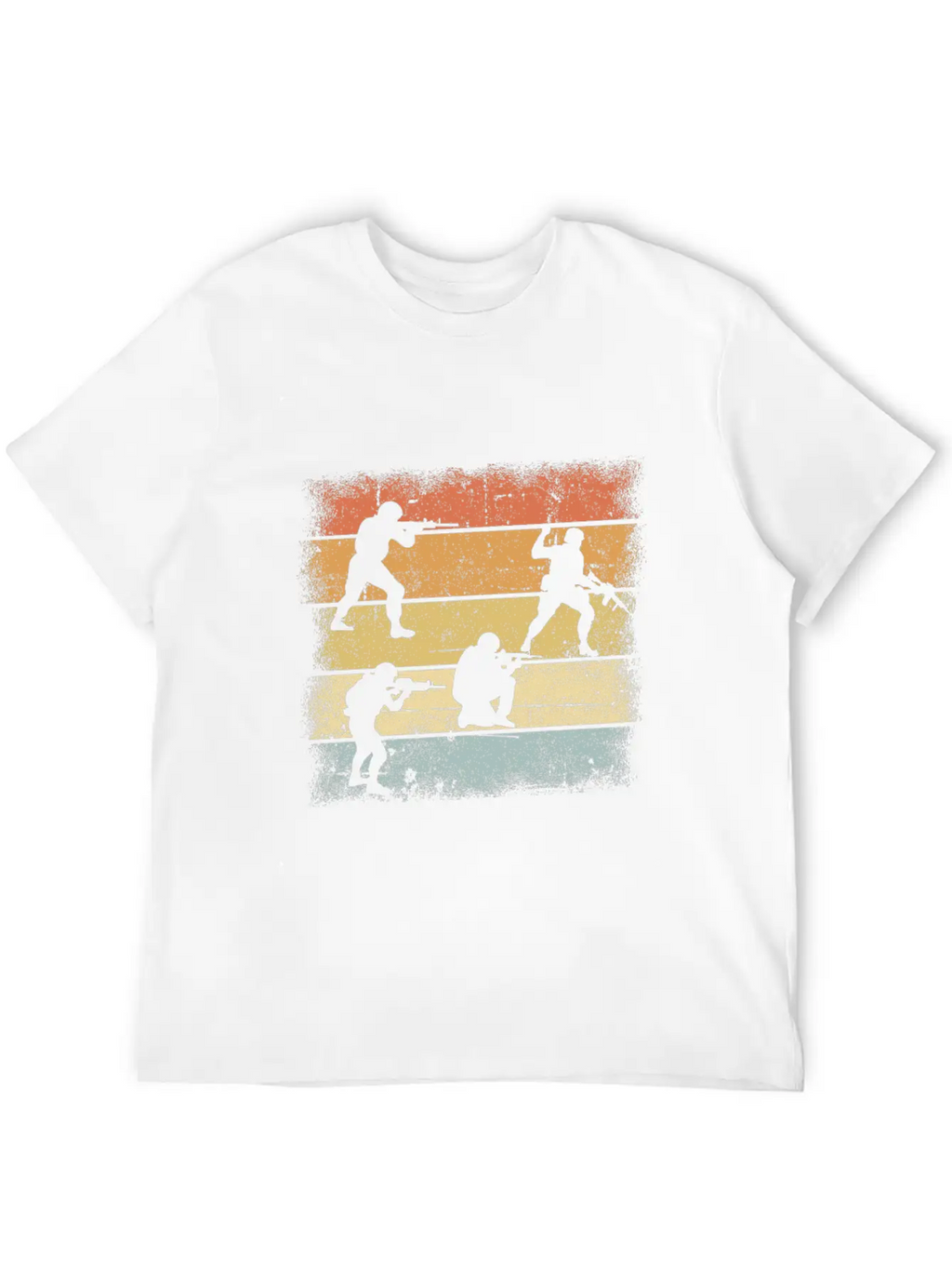 Soldier Retro Relaxed Everyday Tee – Lightweight And Durable Cotton