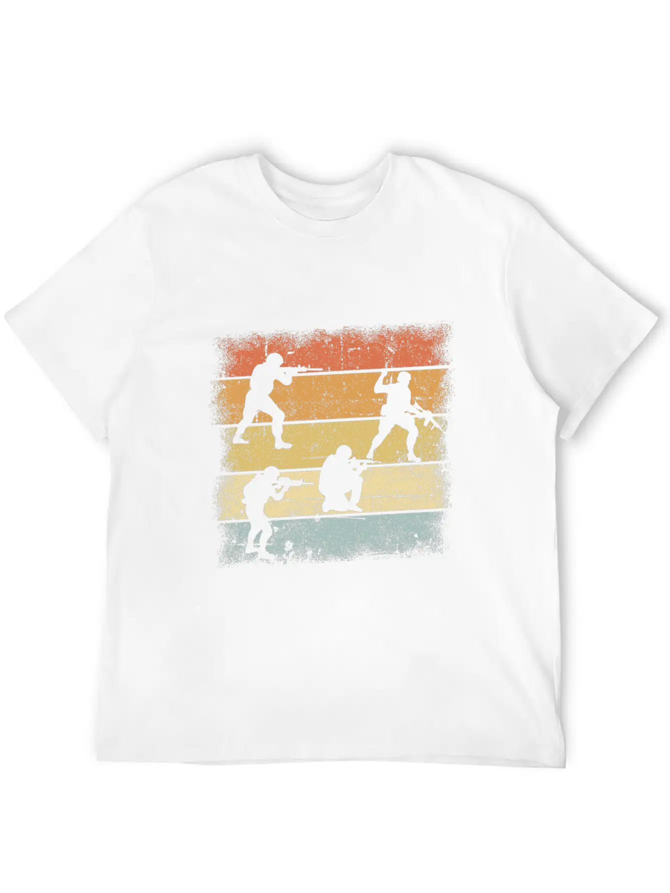 Soldier Retro Relaxed Everyday Tee – Lightweight And Durable Cotton