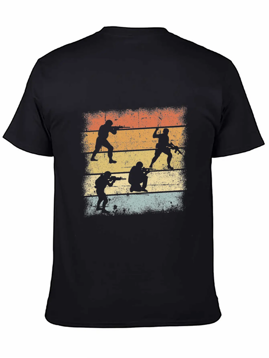 Soldier Retro Relaxed Everyday Tee – Lightweight And Durable Cotton