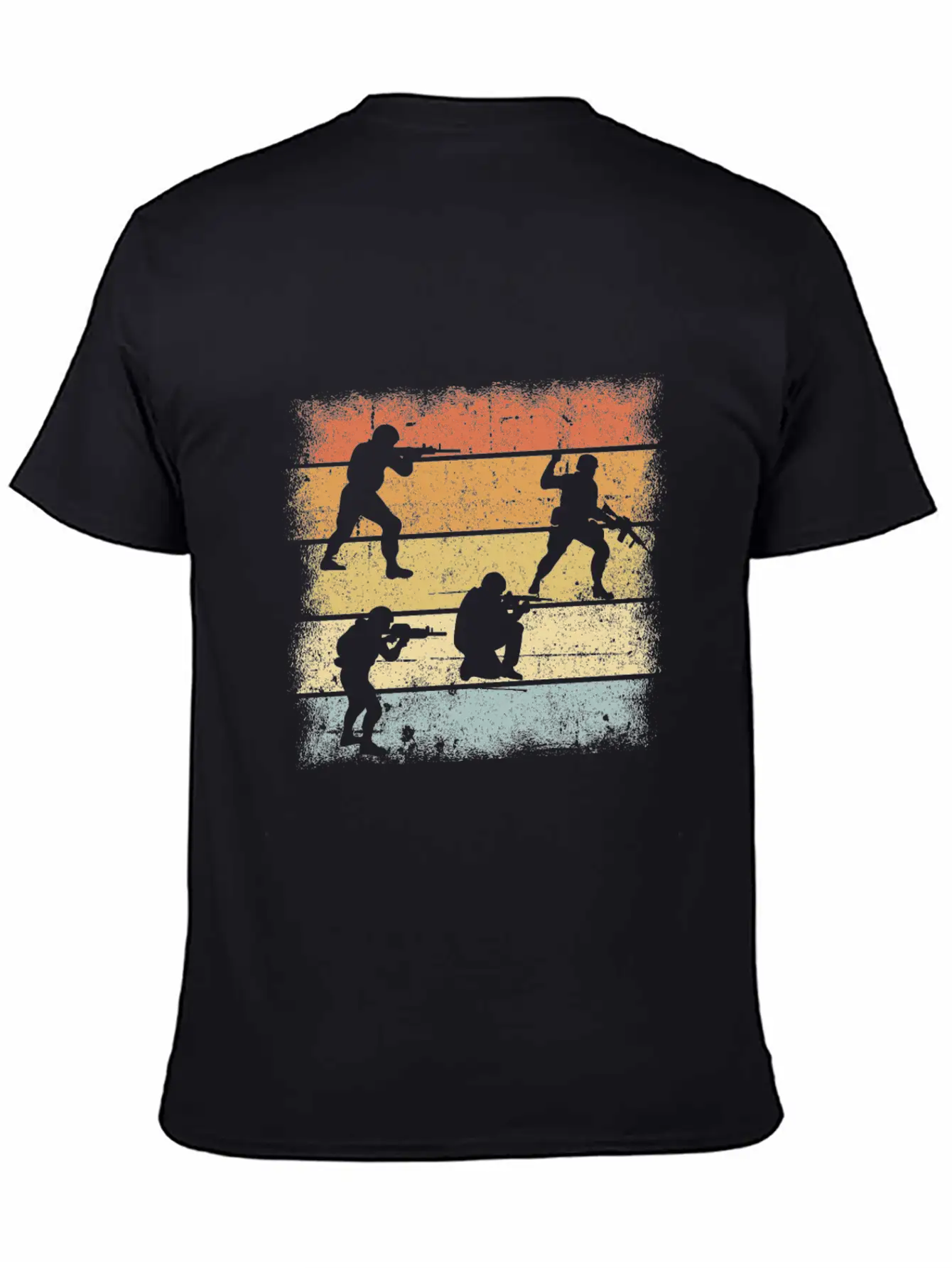 Soldier Retro Relaxed Everyday Tee – Lightweight And Durable Cotton