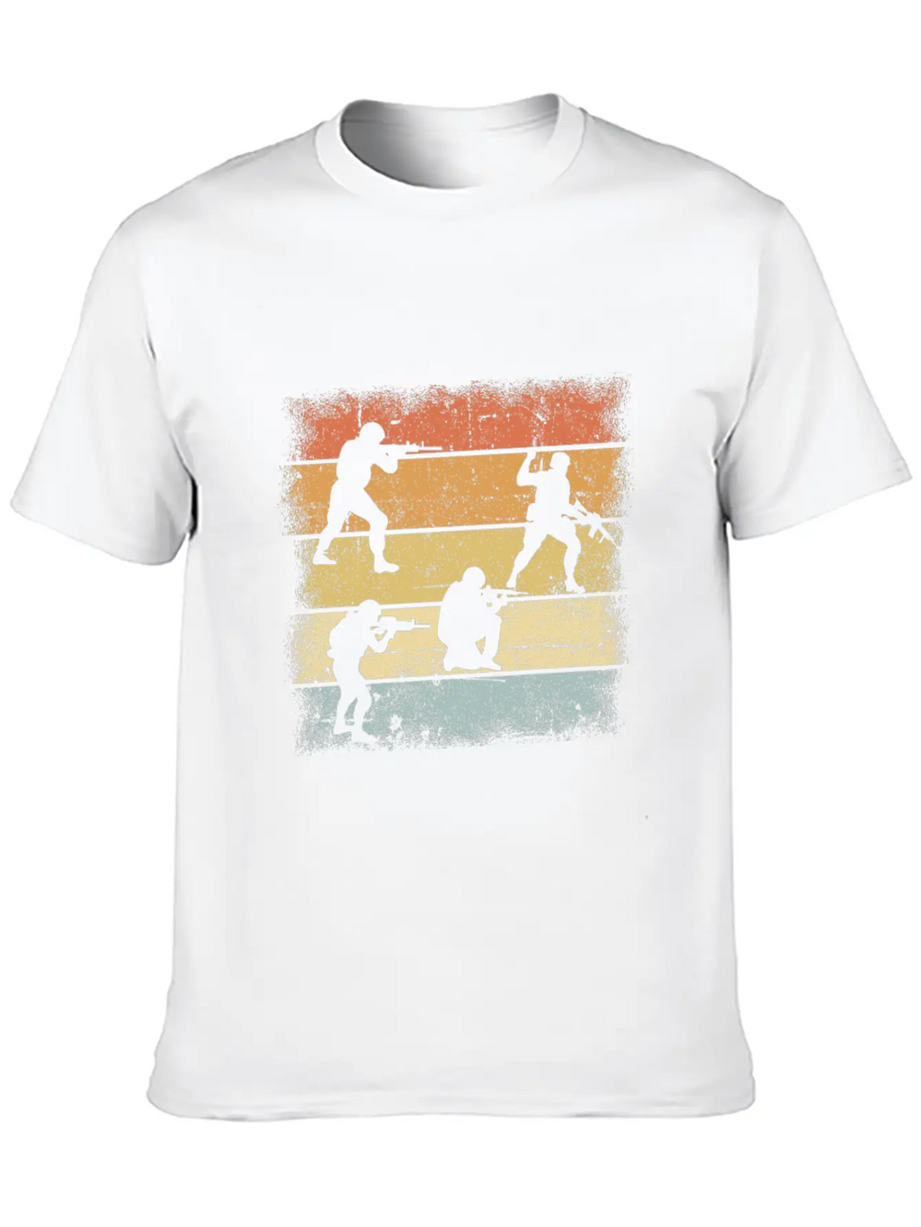 Soldier Retro Relaxed Everyday Tee – Lightweight And Durable Cotton