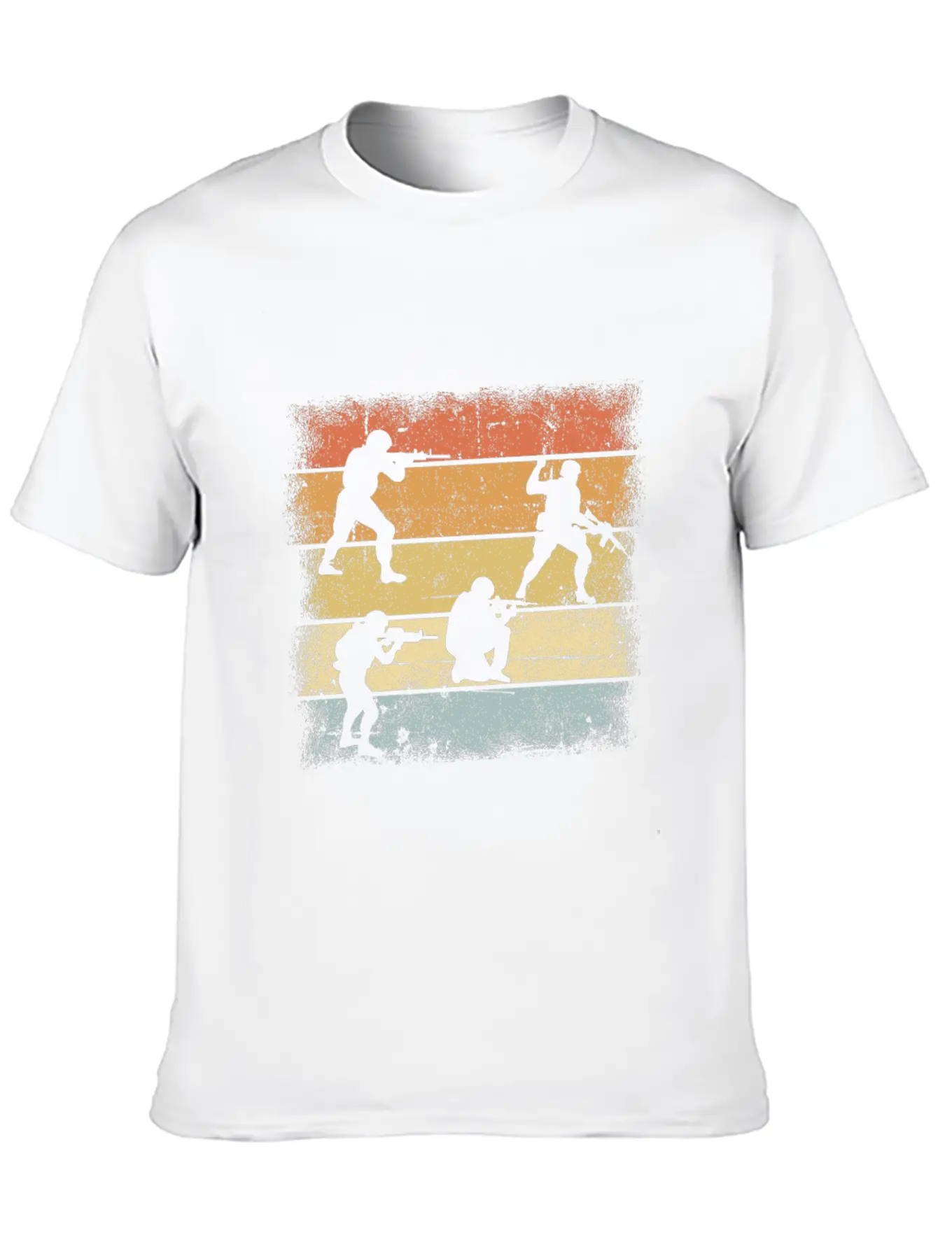 Soldier Retro Relaxed Everyday Tee – Lightweight And Durable Cotton